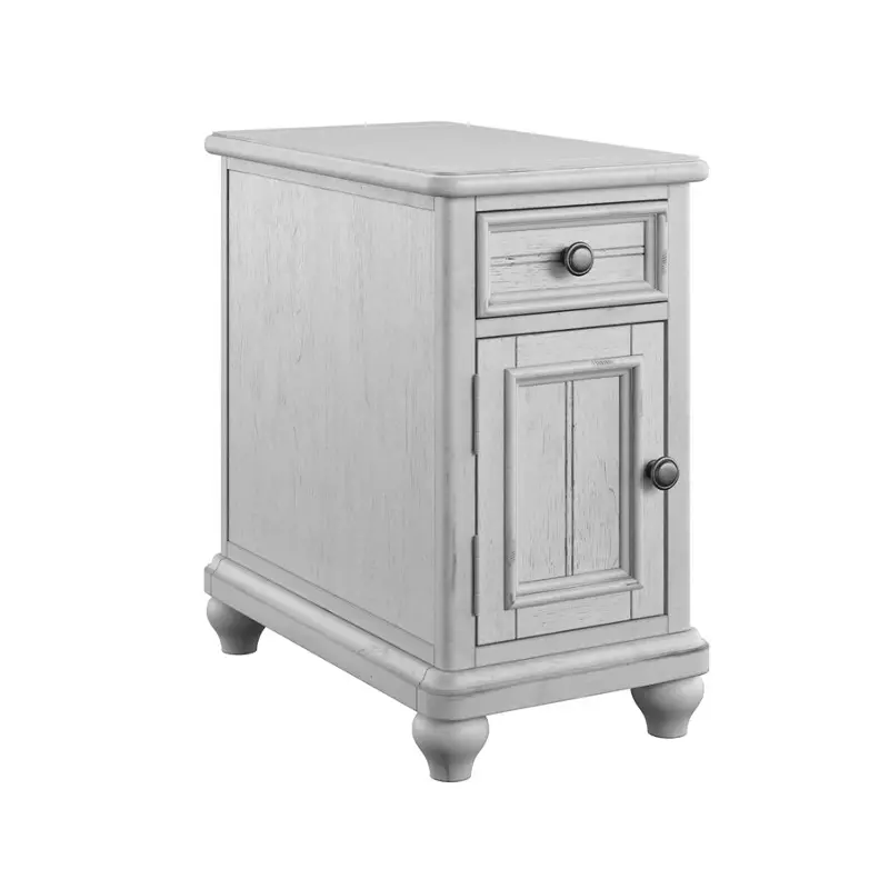 Newhaven White Chairside Table