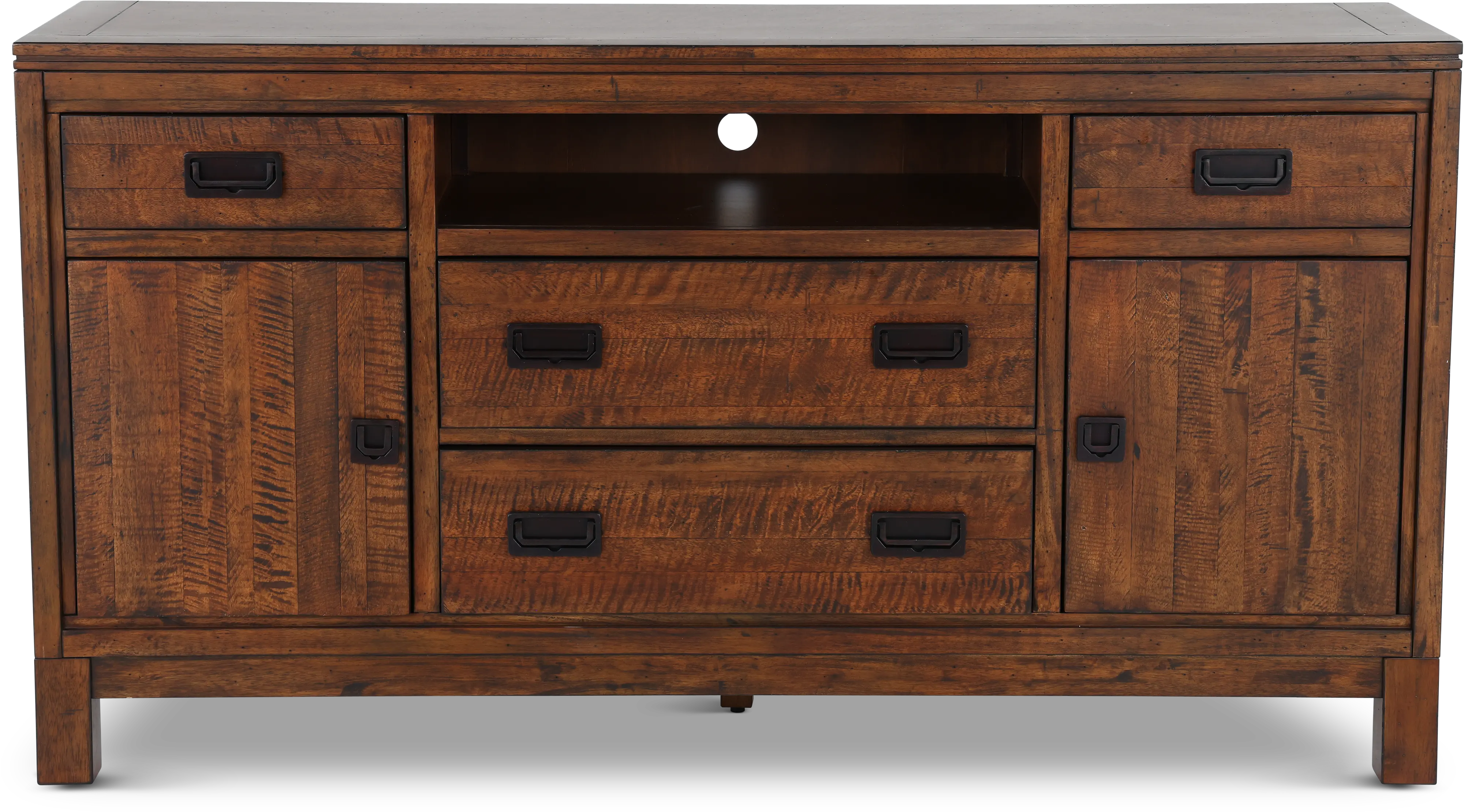 Stoney Knoll 64  Brown TV Stand-1