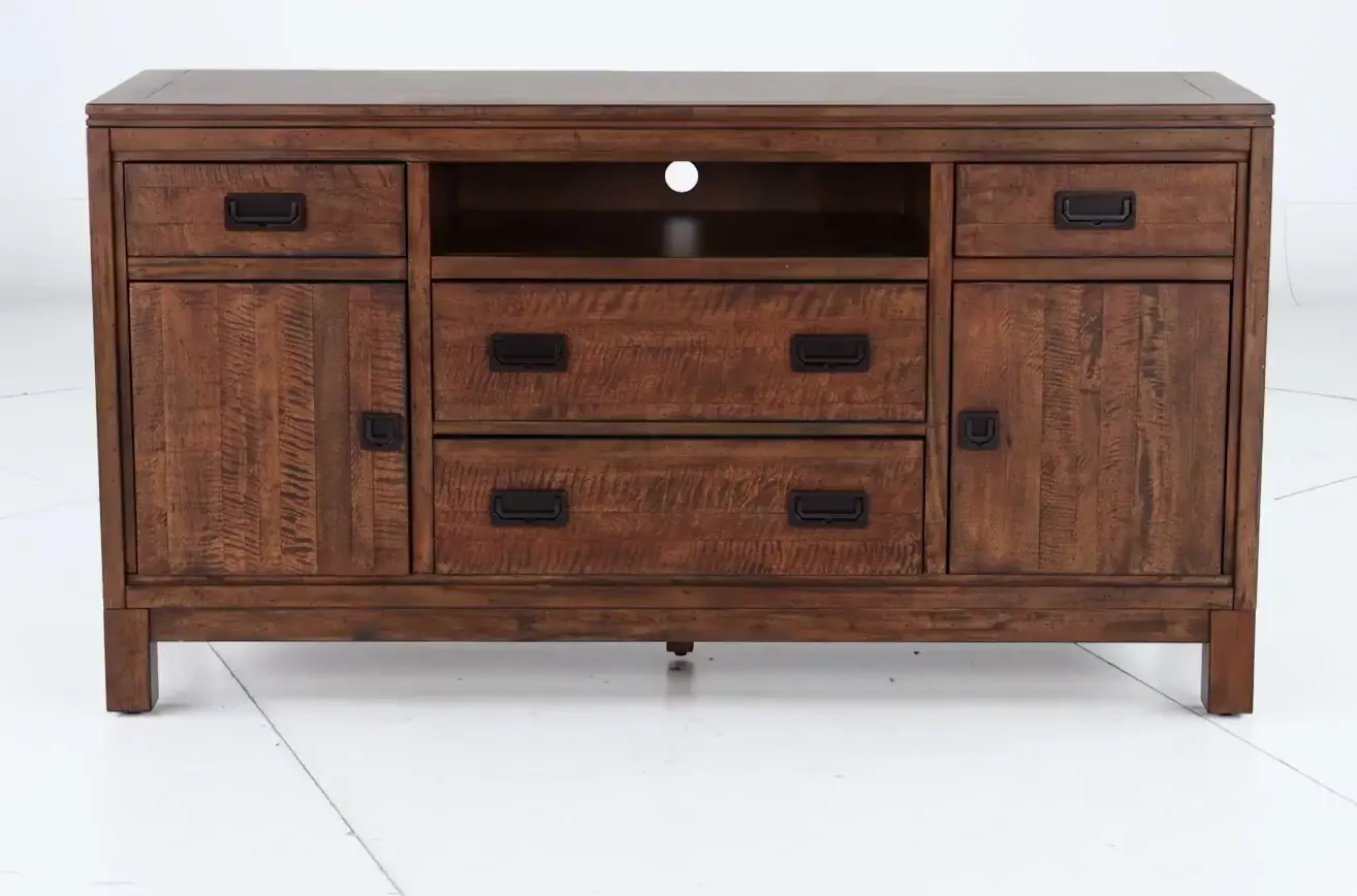 Stoney Knoll 64  Brown TV Stand-5