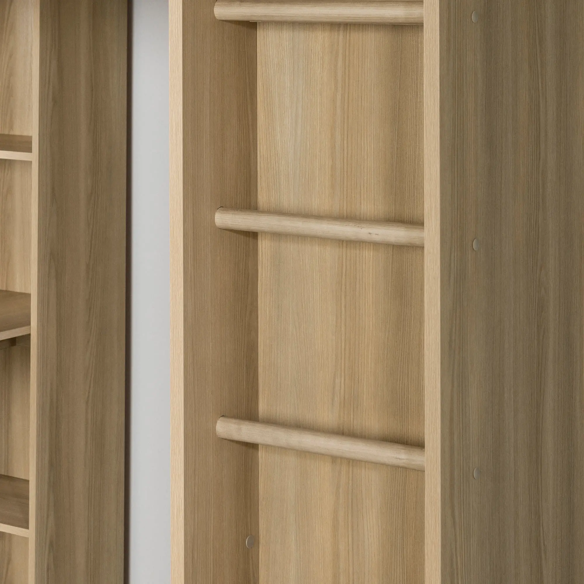 13458 Logik Natural Twin Loft Bed with Desk - South Shore-10