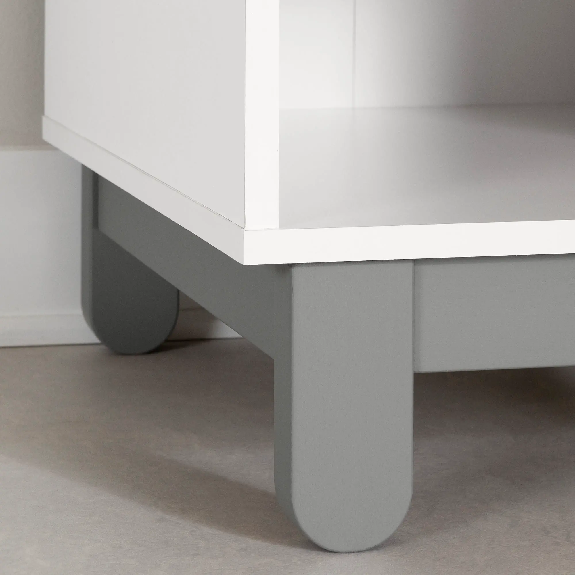 14443 Bebble White and Gray Nightstand - South Shore-6