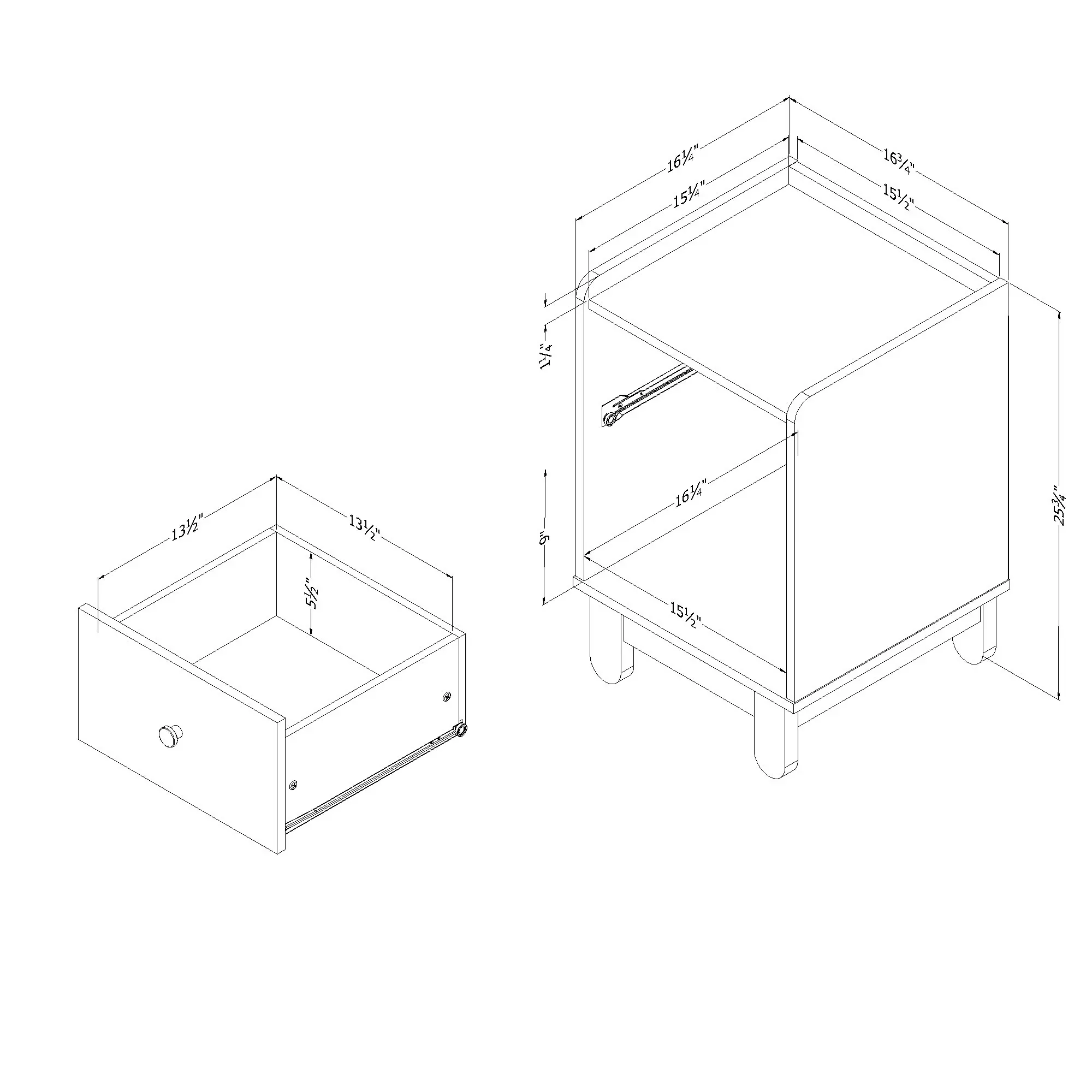 14443 Bebble White and Gray Nightstand - South Shore-9