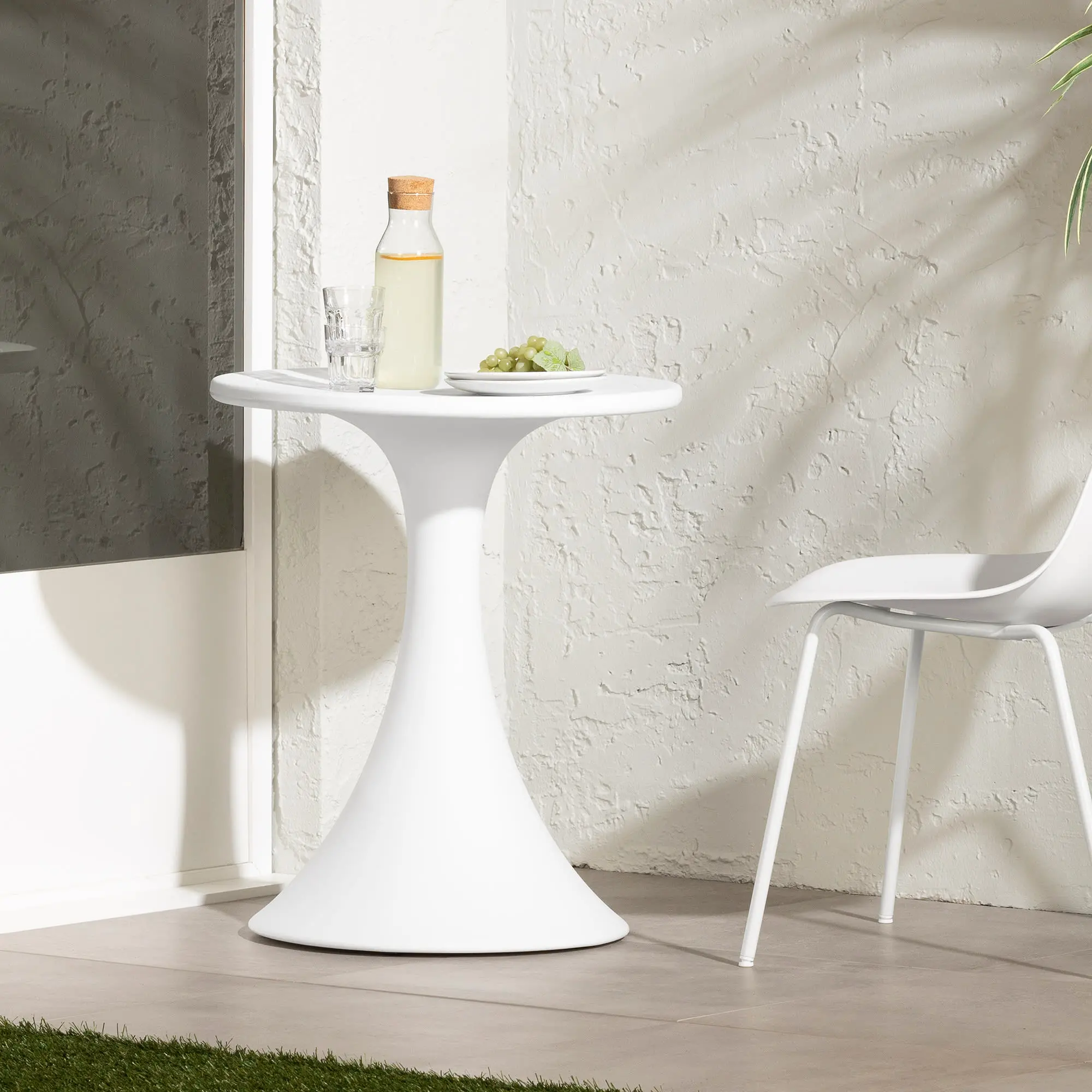 15000 Dalya White Outdoor Bistro Table - South Shore-2