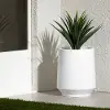 15009 Dalya White 19  Outdoor Planter