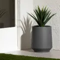 15010 Dalya Dark Gray 19  Outdoor Planter
