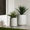 15017 Dalya Greige Planters, Set of 2 - South Shore