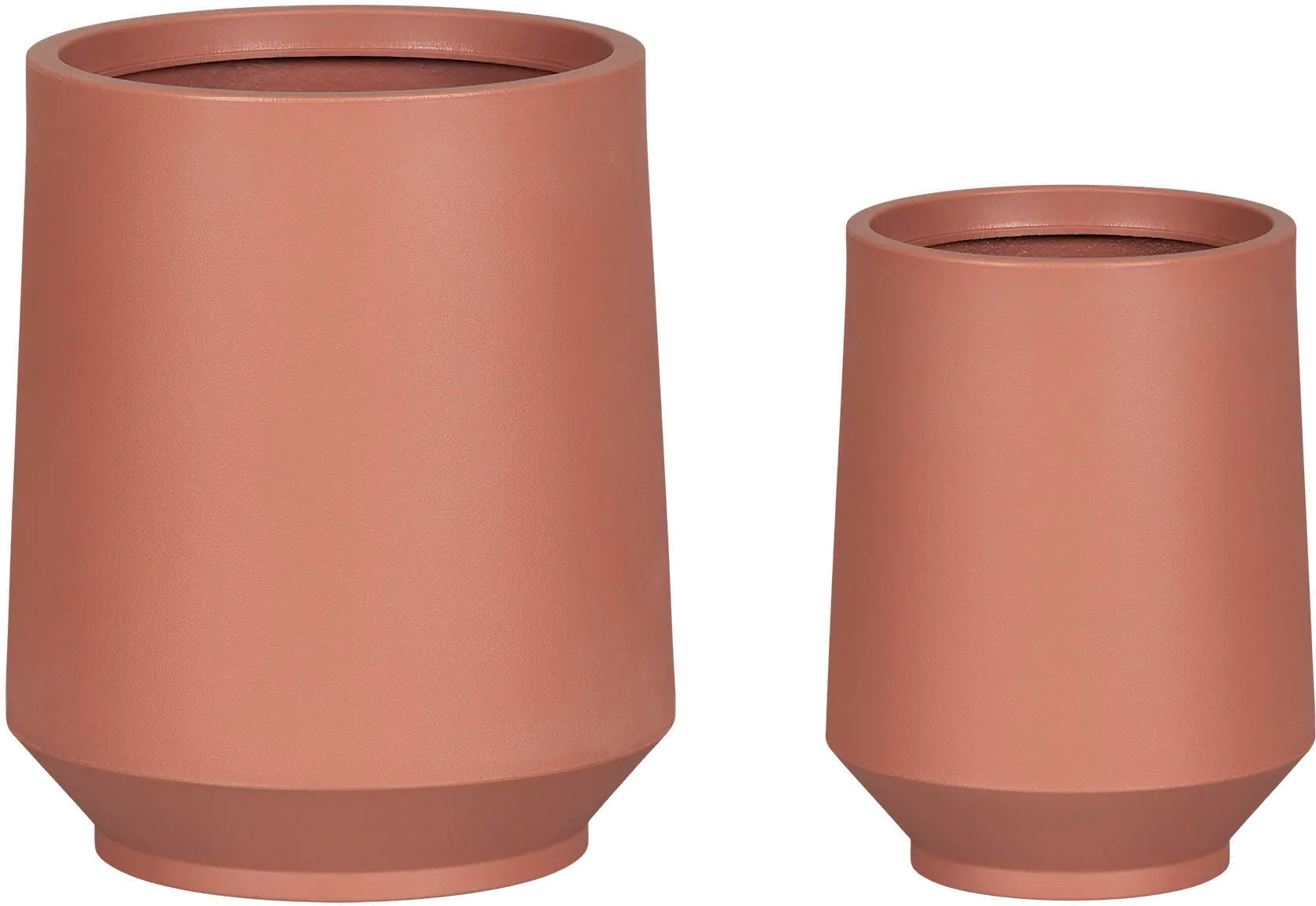 15018 Dalya Burnt Orange Planters, Set of 2 - South Shore-1