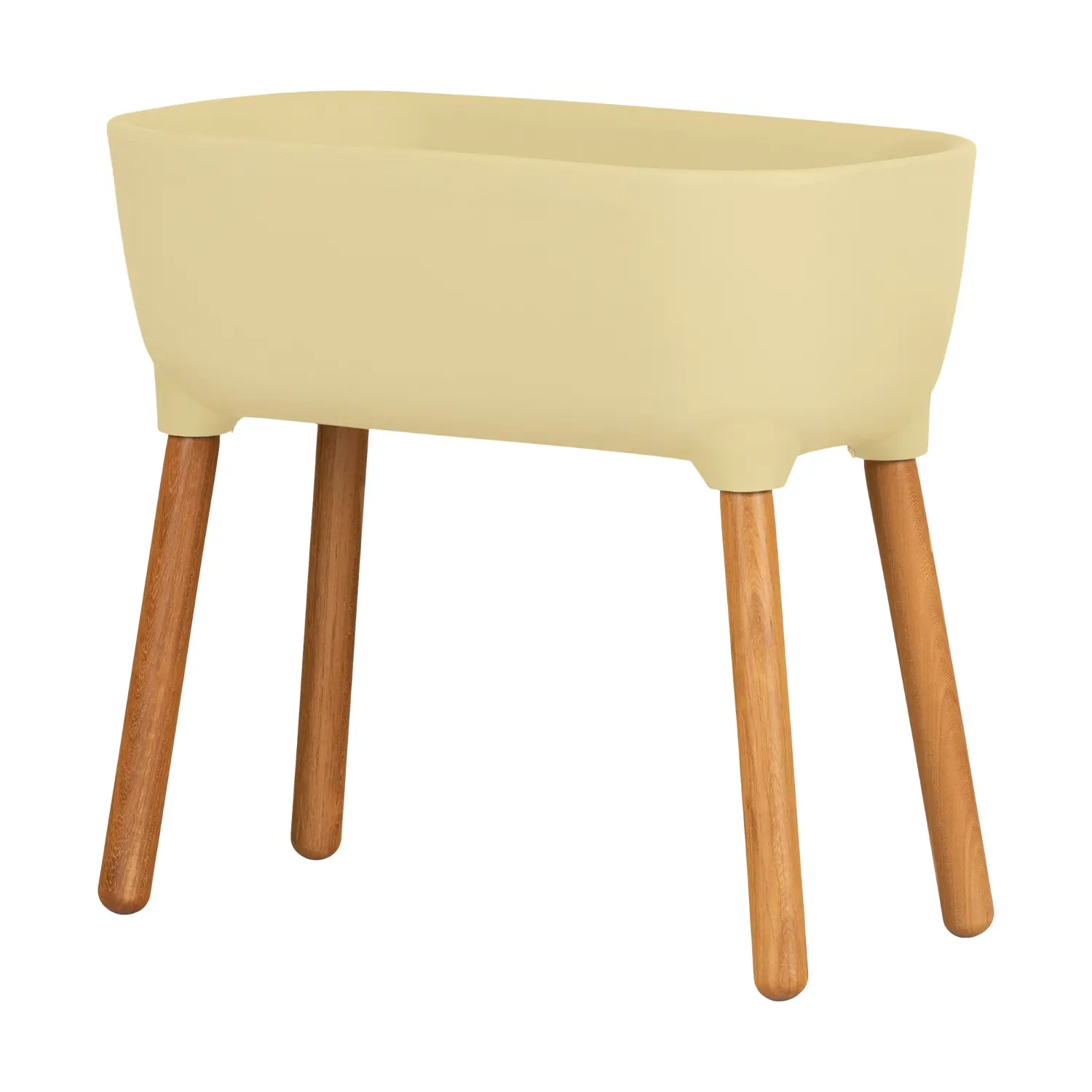 15327 Dalya Light Yellow Raised Planter - South Shore-1