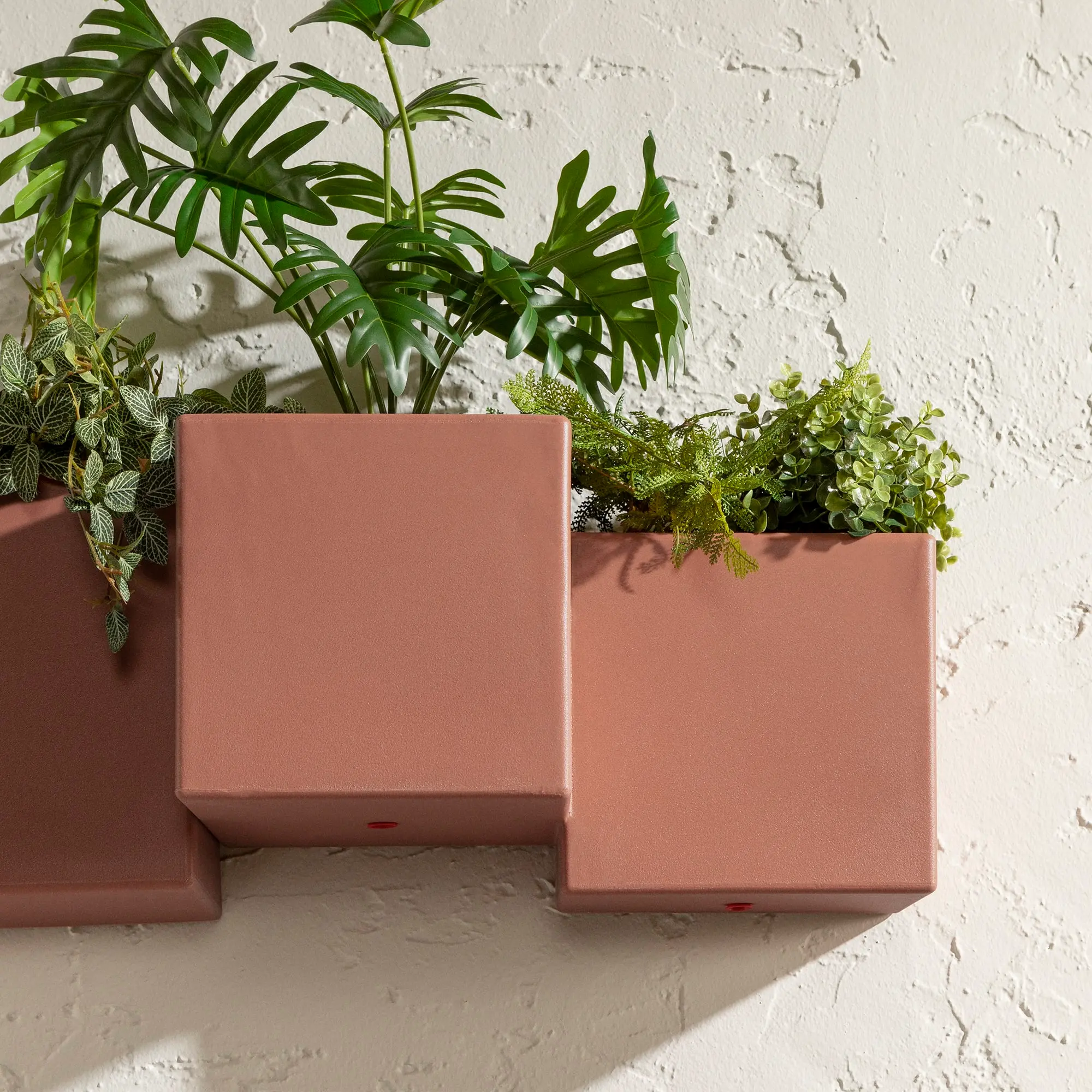 15330 Dalya Burnt Orange Wall Planters, Set of 2 - South Shore-4