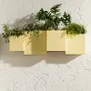 15331 Dalya Light Yellow Wall Planters, Set of 2 - South Shore