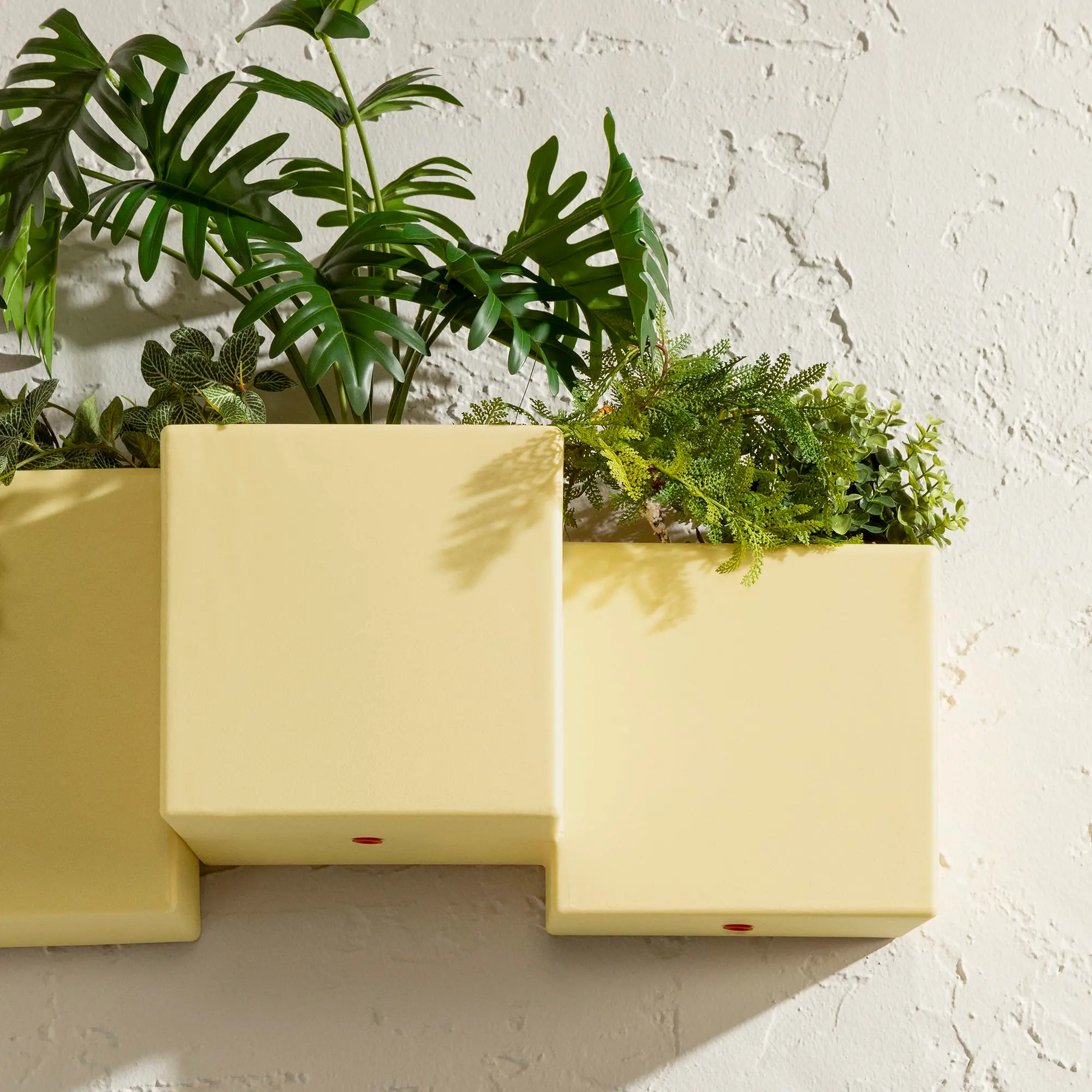 15331 Dalya Light Yellow Wall Planters, Set of 2 - South Shore-4