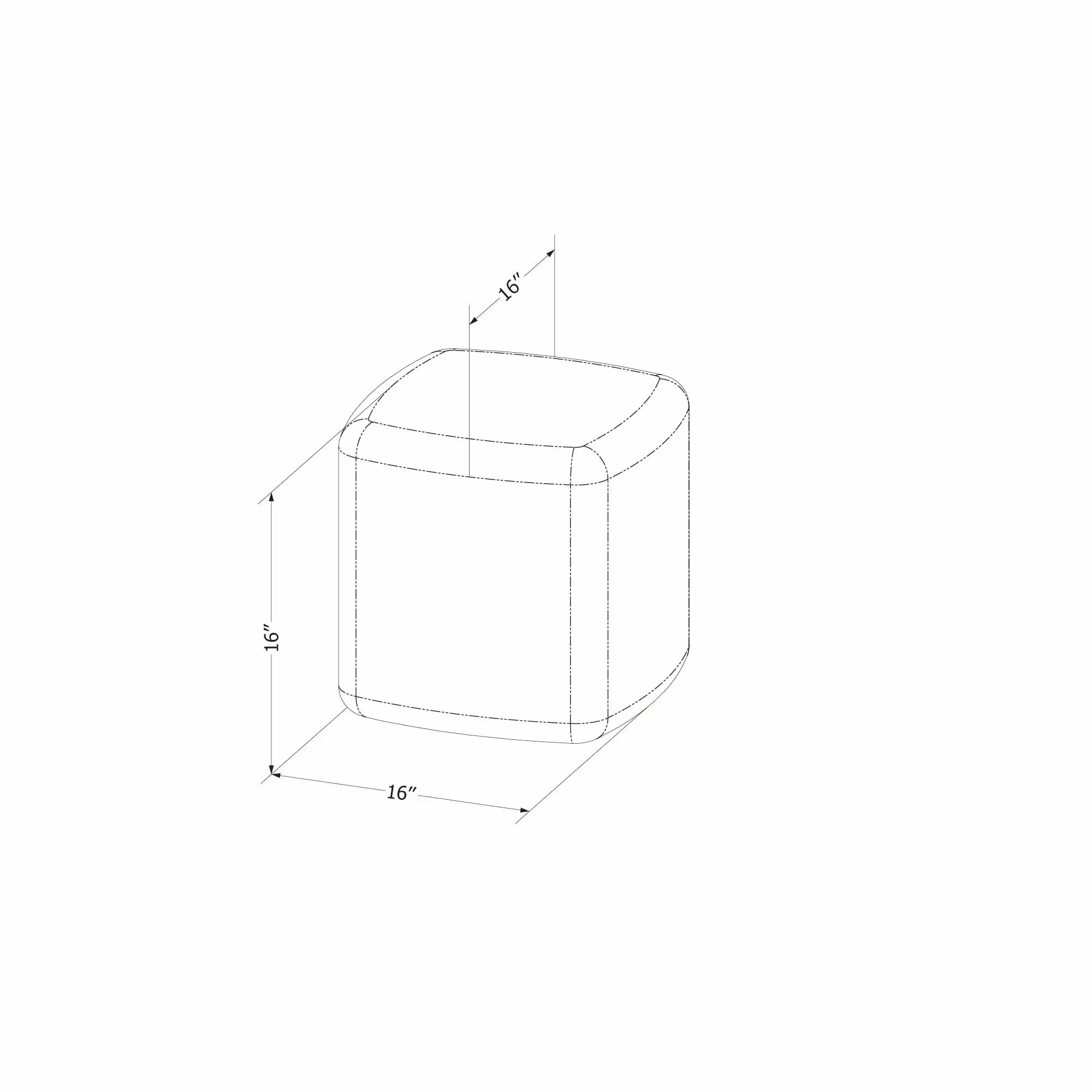 15332 Dalya Burnt Orange Outdoor Side Table-3