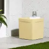 15338 Dalya Light Yellow Square Outdoor Side Table - South Shore