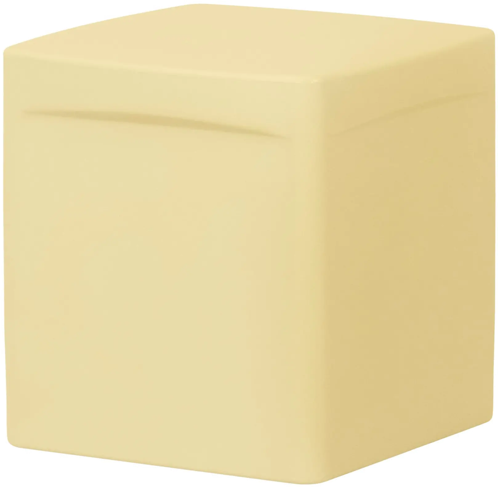 15338 Dalya Light Yellow Square Outdoor Side Table - South Shore-1