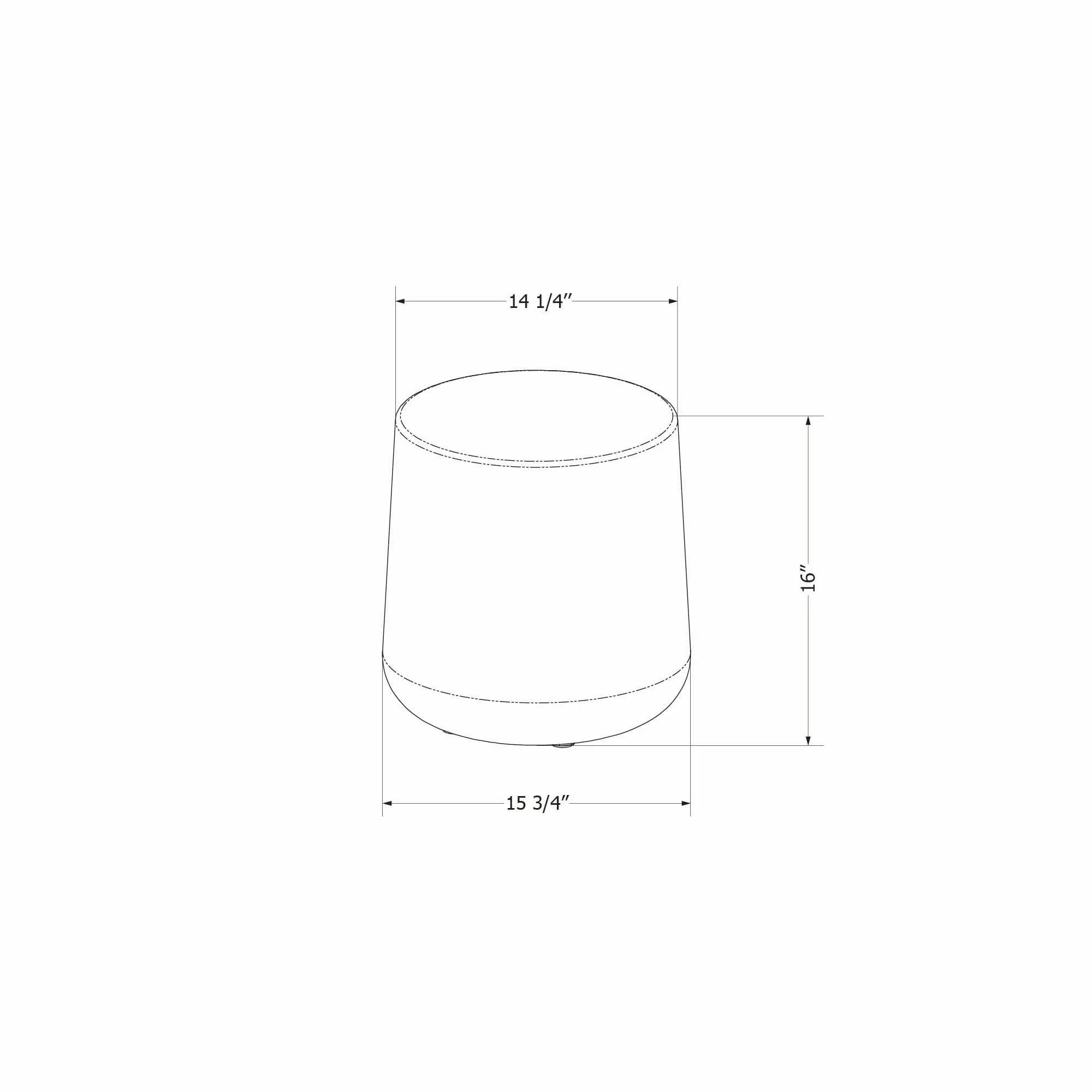 15339 Dalya Burnt Orange Round Outdoor Side Table - South Shore-4