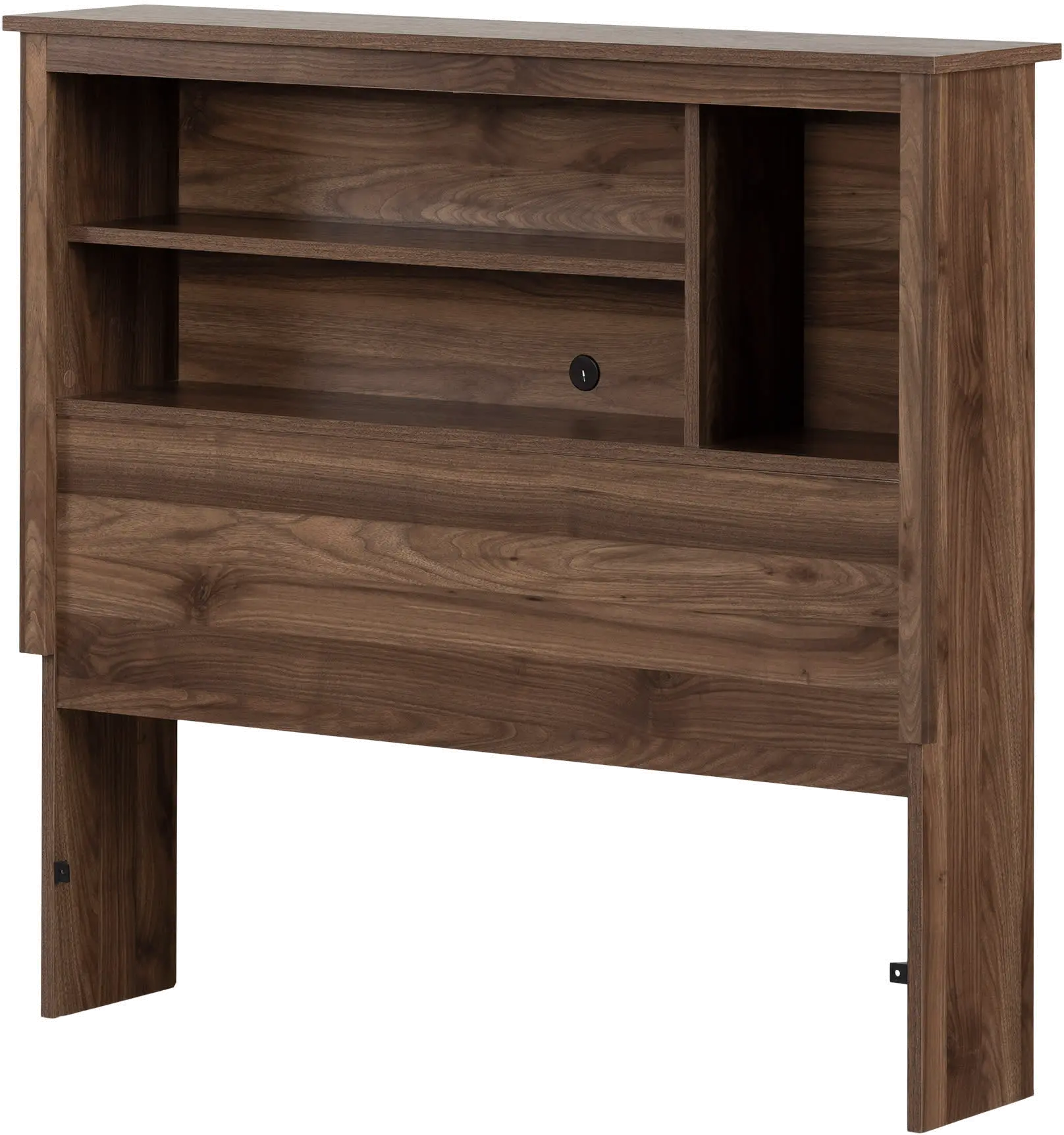 15443 Yodi Walnut Twin Storage Headboard - South Shore-1