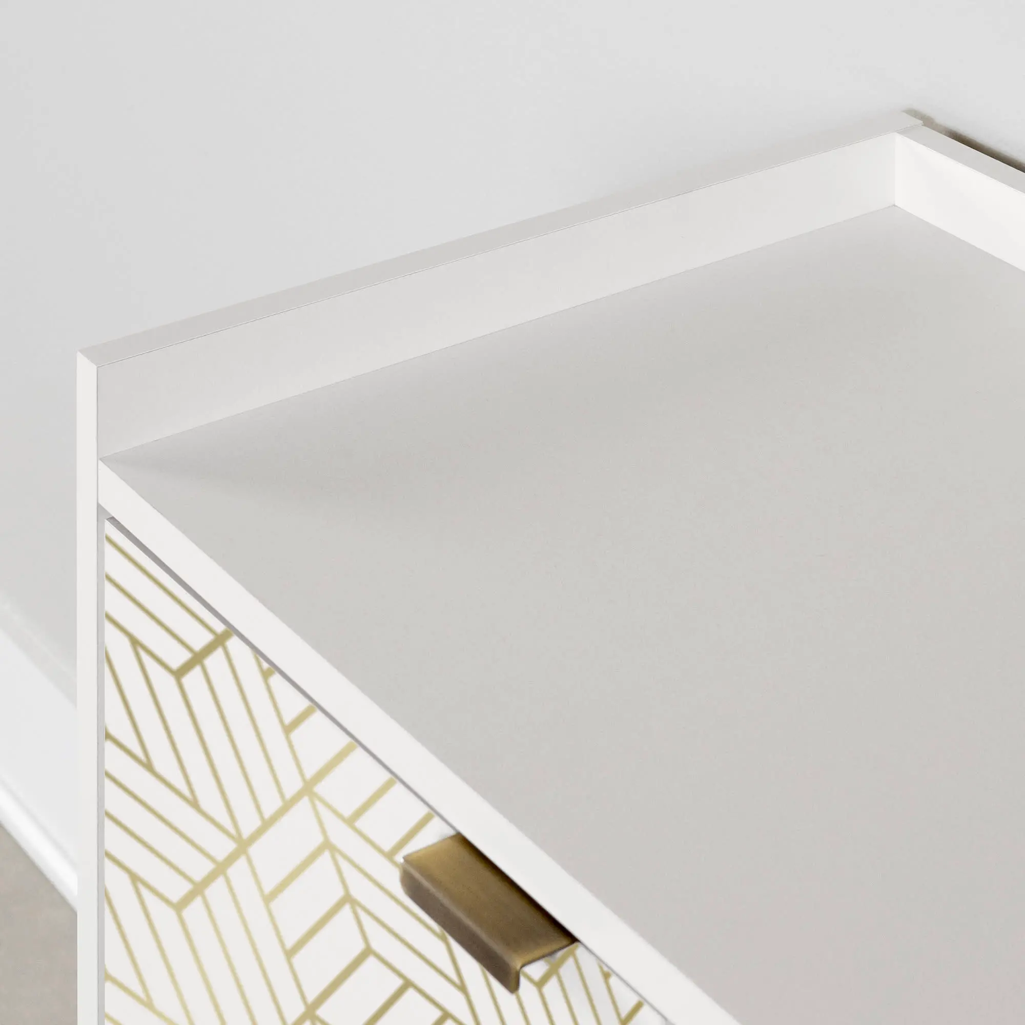 15482 Maliza White and Gold Storage Cabinet-6