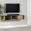 15528 Munich Oak 68  Hanging TV Stand - South Shore