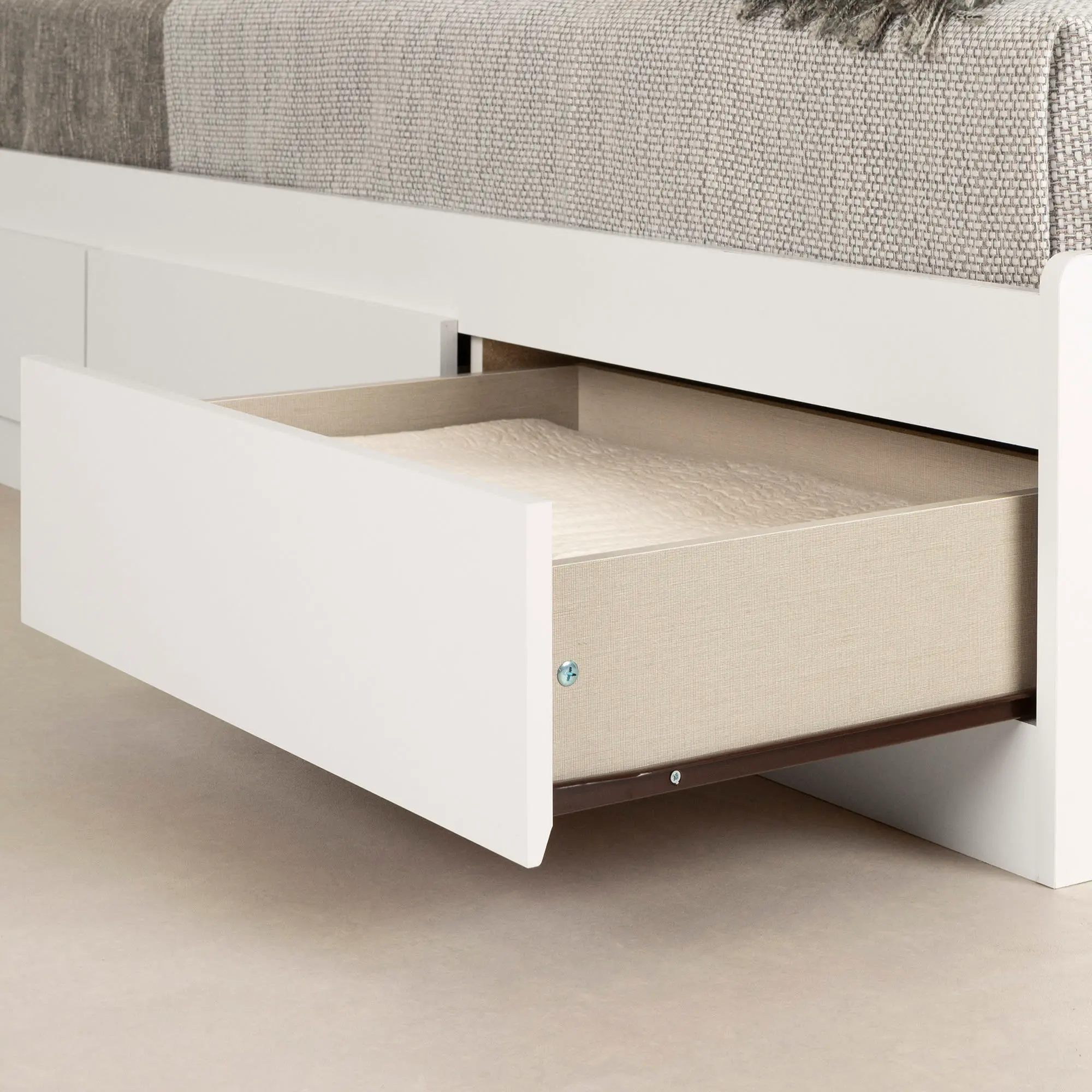 15668 Gramercy White Twin Bed and Headboard Set - South Shore-8