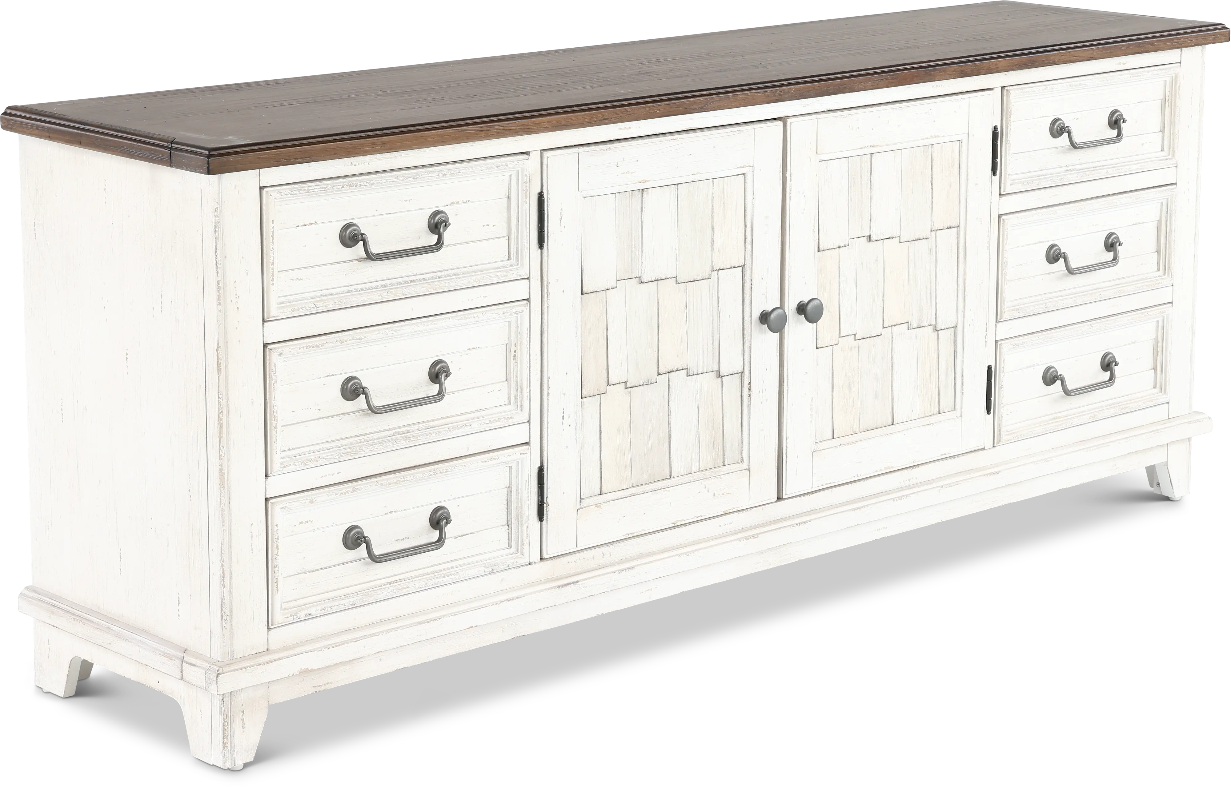 237-TV75 River Place 75  White-Washed TV Stand-4