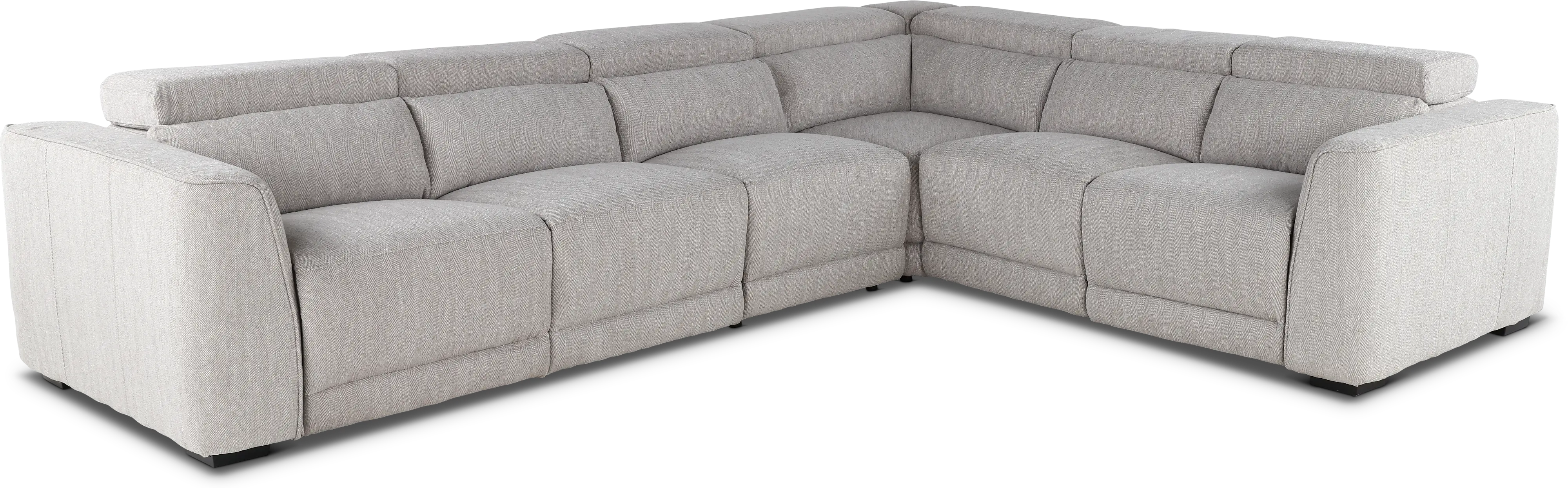 Noho Bisque 4-Piece Power Reclining Sectional-1