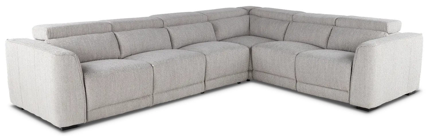 Noho Bisque 4-Piece Power Reclining Sectional-1