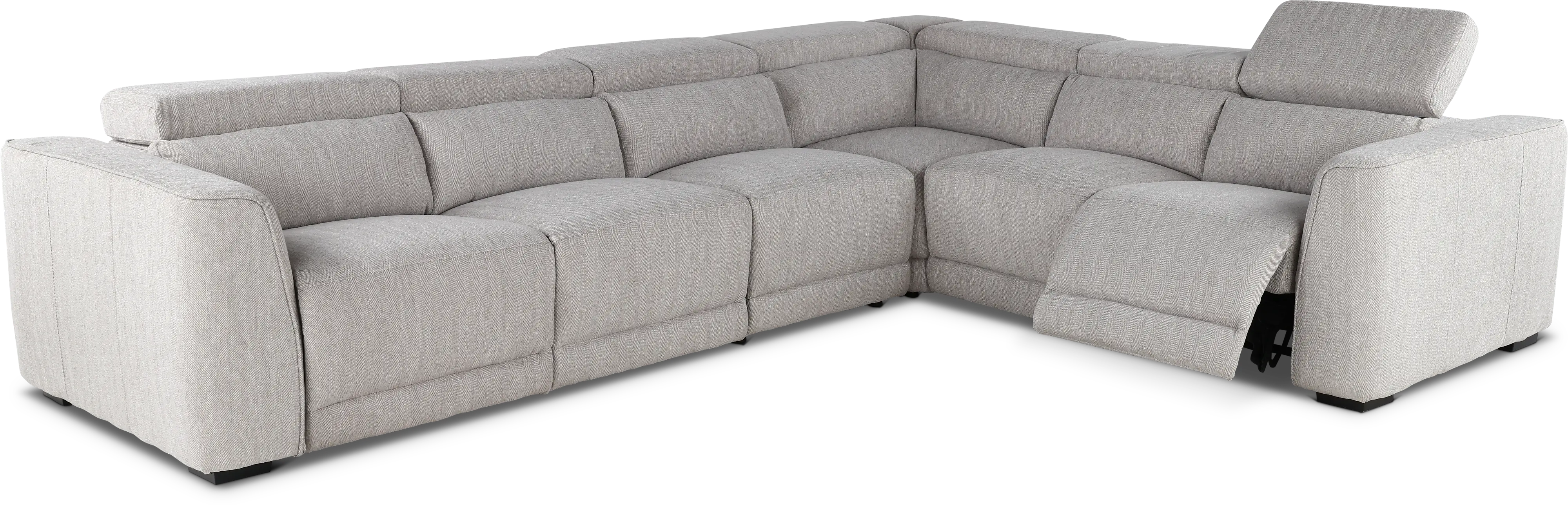 Noho Bisque 4-Piece Power Reclining Sectional-4