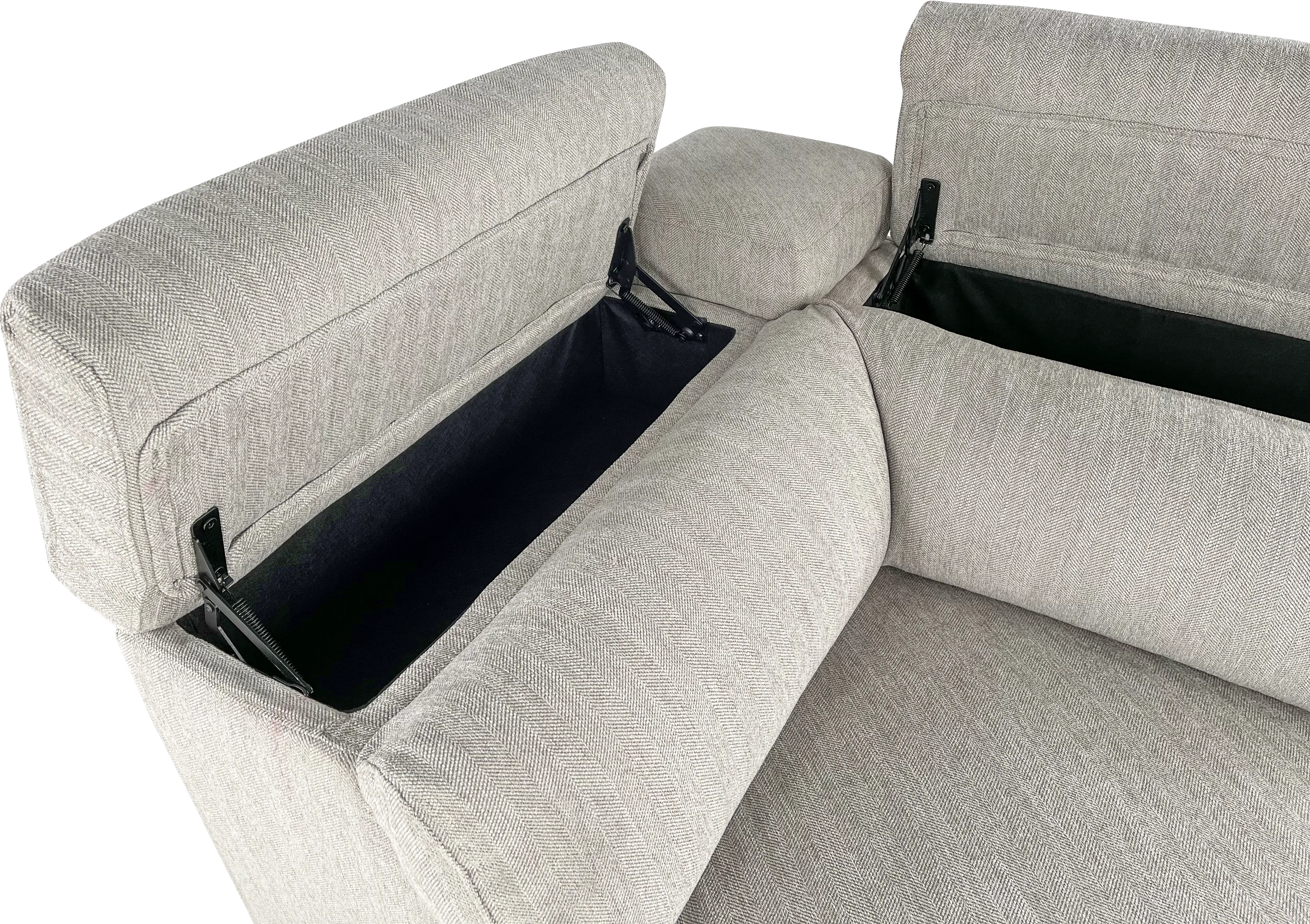 Noho Bisque 4-Piece Power Reclining Sectional-6