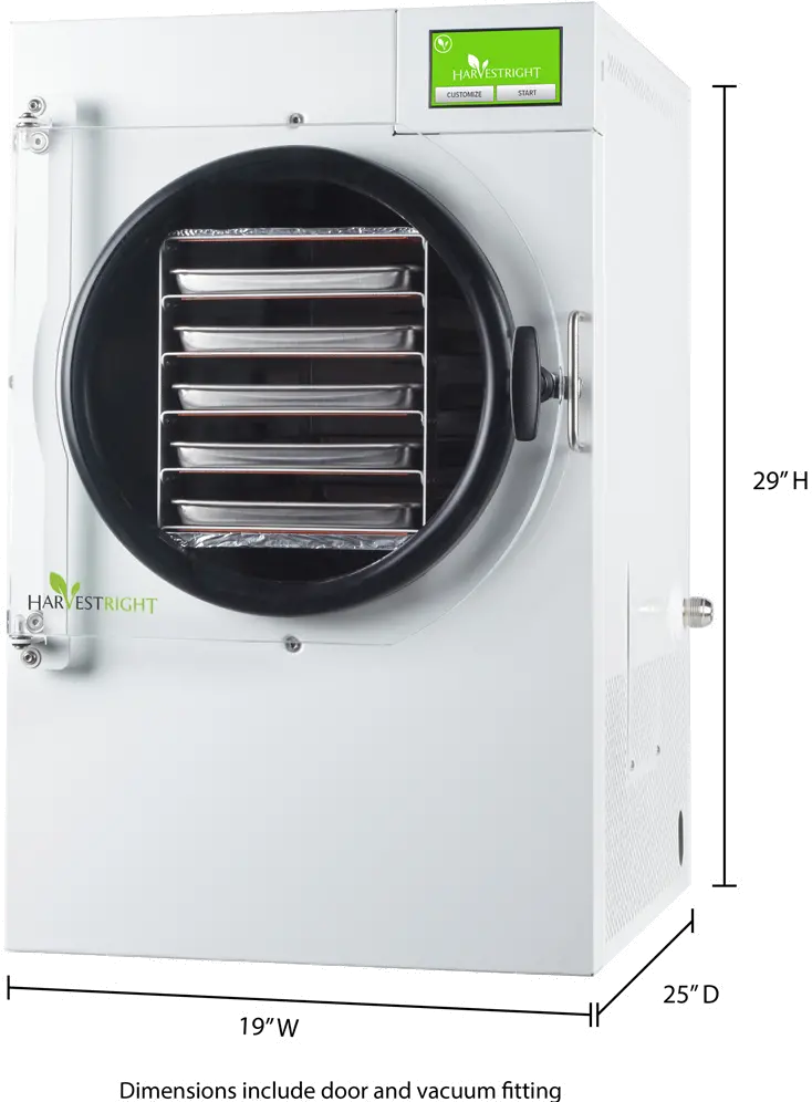 N-HRFDMWH Harvest Right Medium 5-Tray Freeze Dryer - White-3