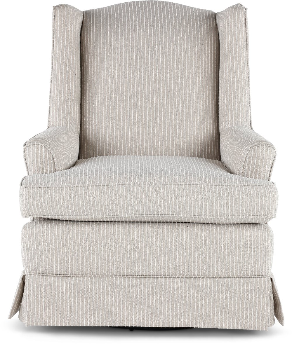 Natasha Linen Swivel Glider