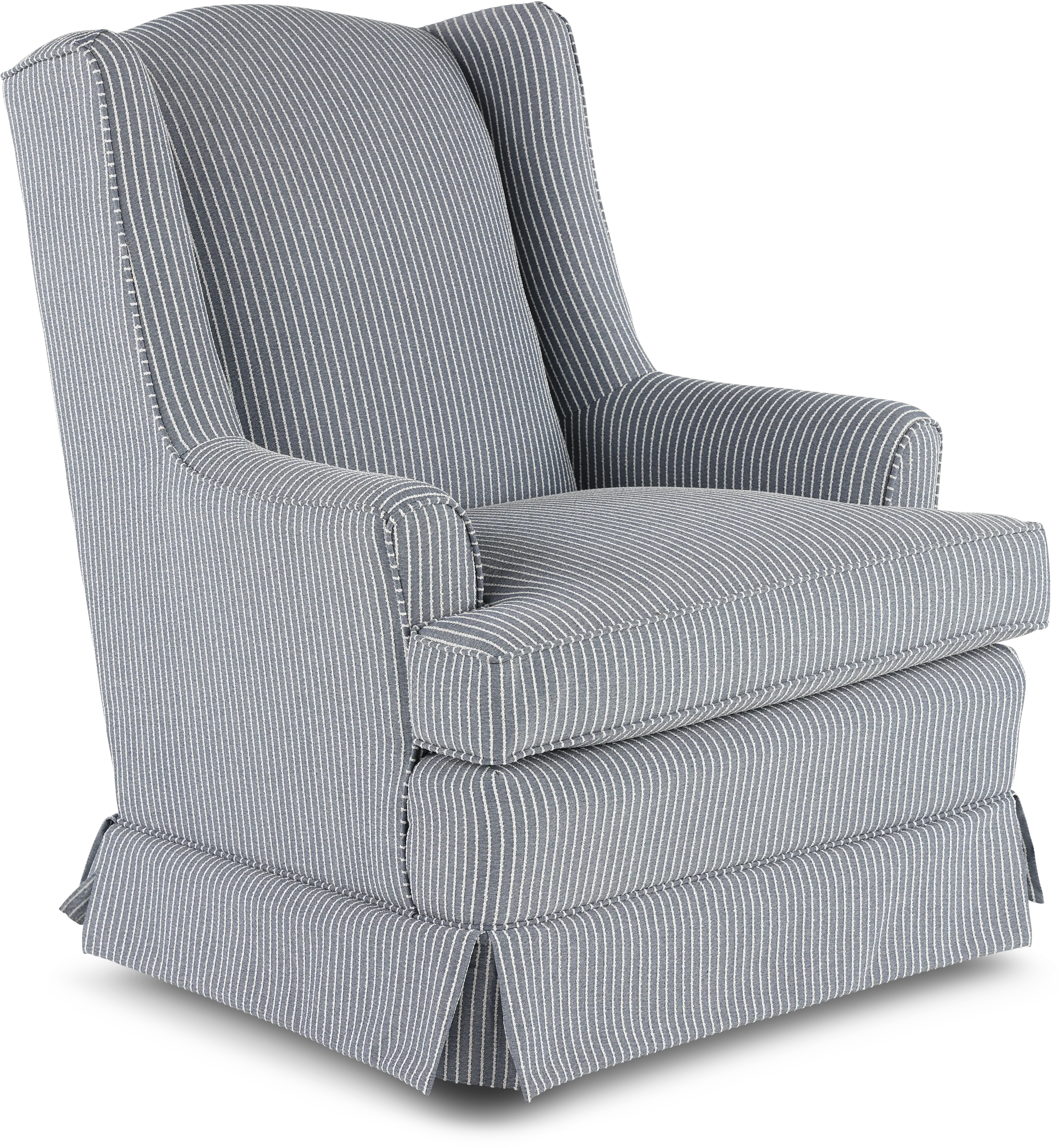 Natasha Chambray Swivel Glider-4