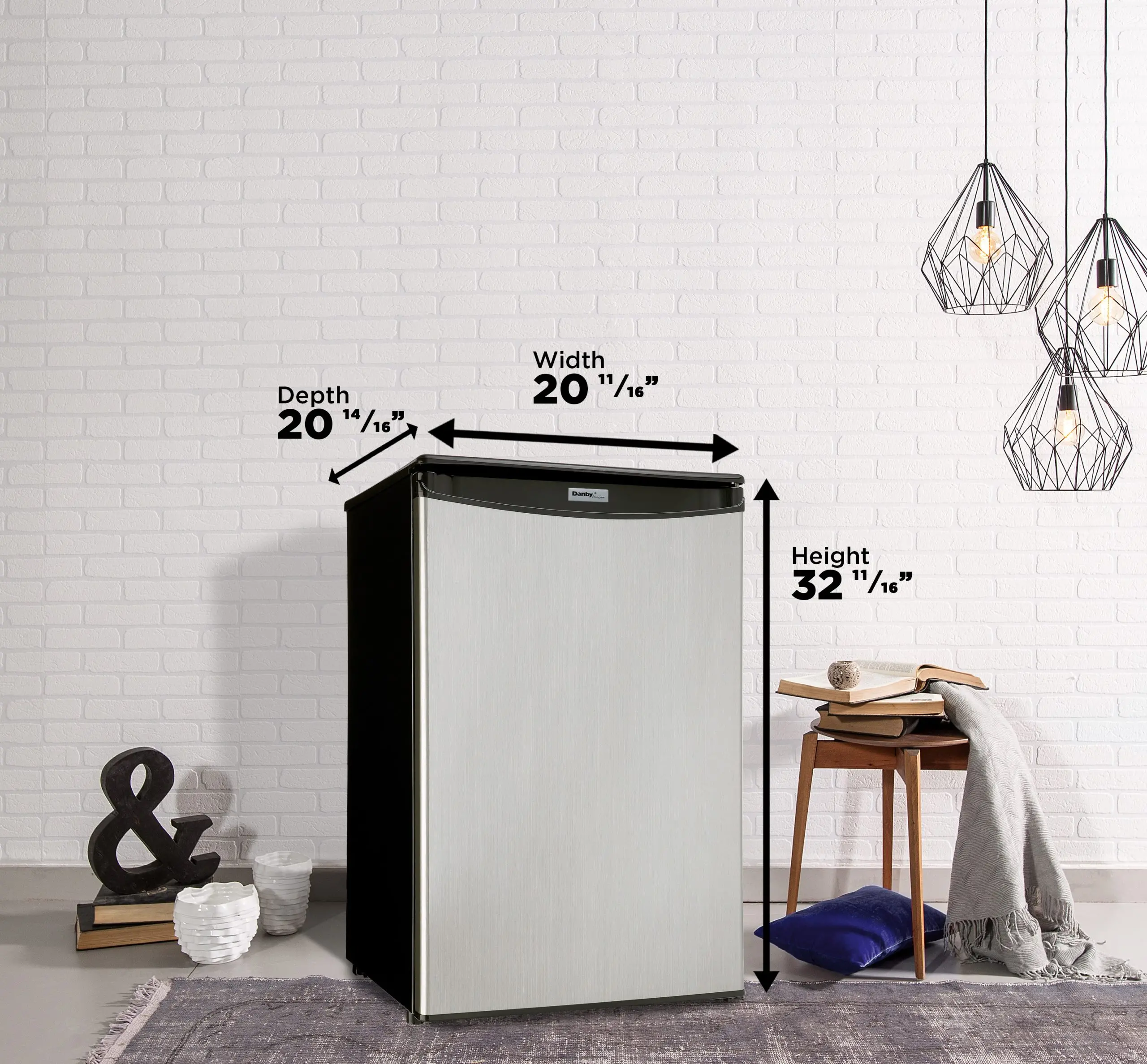 DAR044A4BSLDD Danby 4.4 Cu Ft Compact Refrigerator - Spotless Steel-12