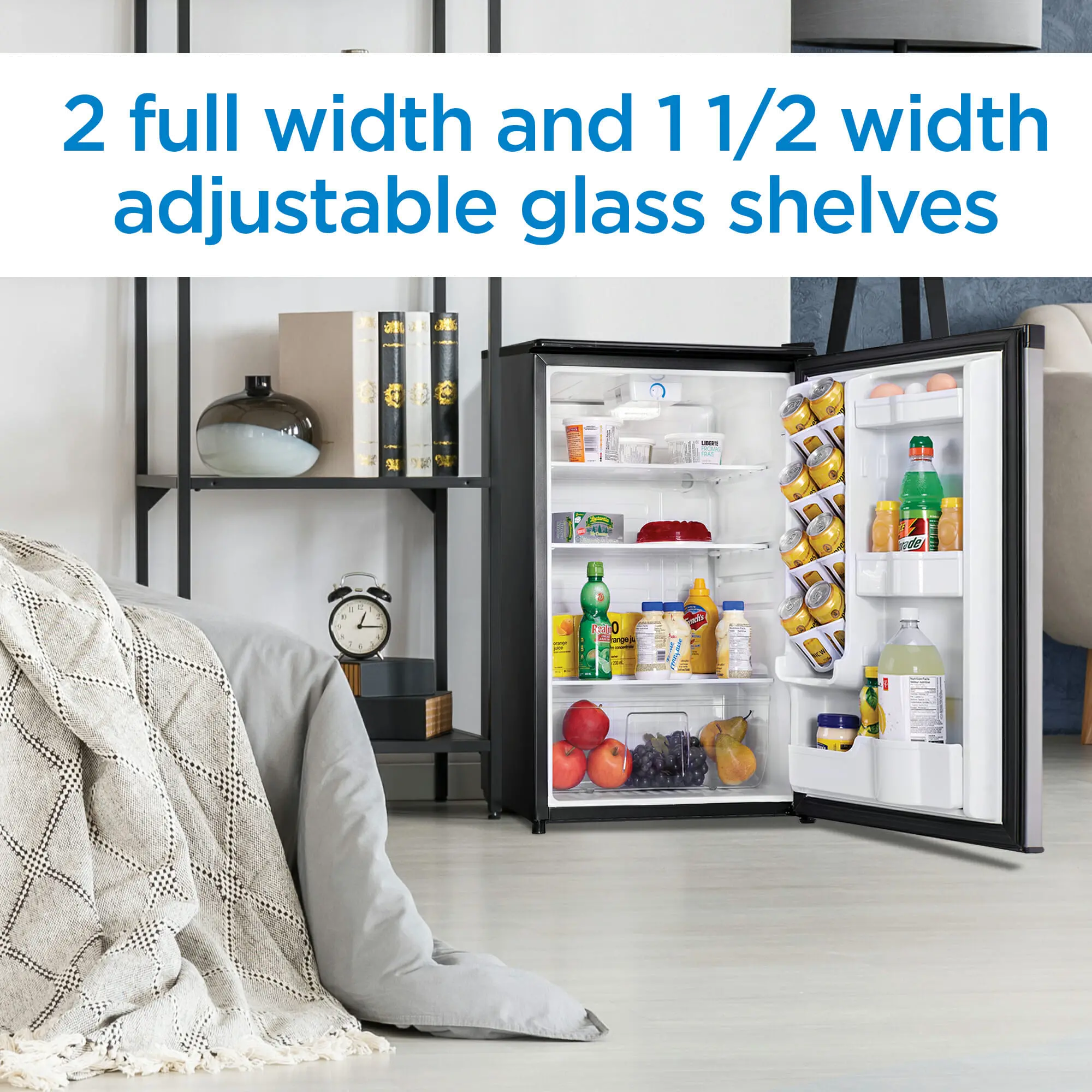 DAR044A4BSLDD Danby 4.4 Cu Ft Compact Refrigerator - Spotless Steel-5