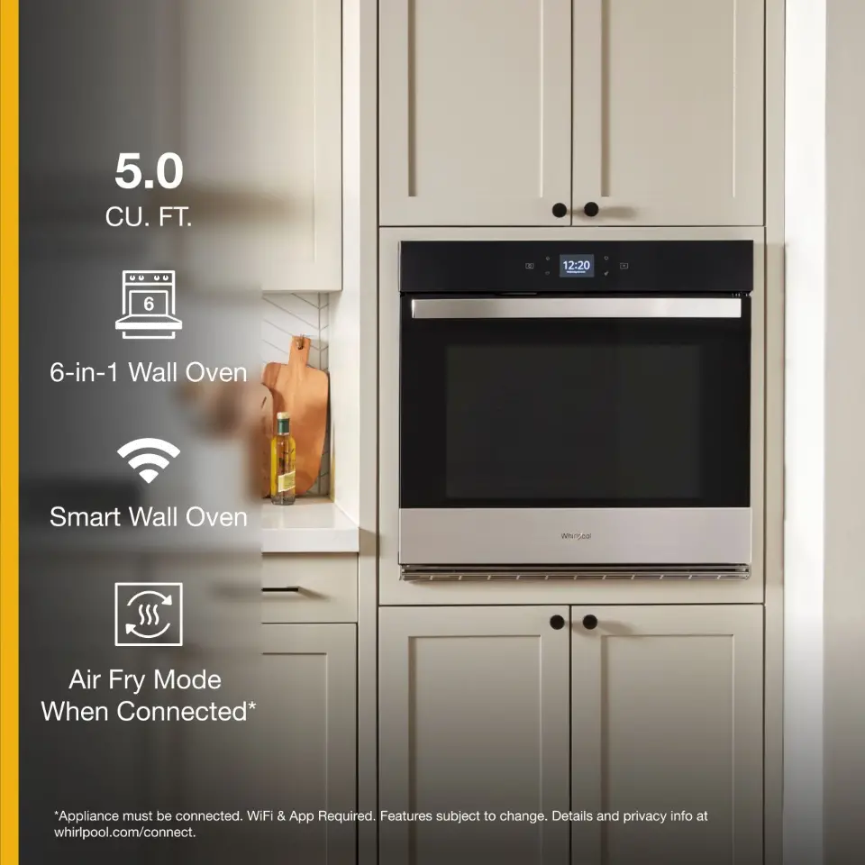 WOES5030LZ Whirlpool 30  Single Electric Wall Oven - Stainless Steel-2