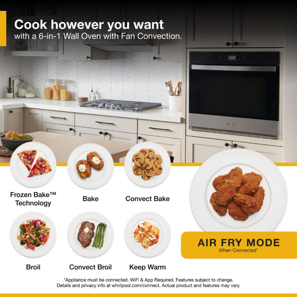 WOES5030LZ Whirlpool 30  Single Electric Wall Oven - Stainless Steel-5