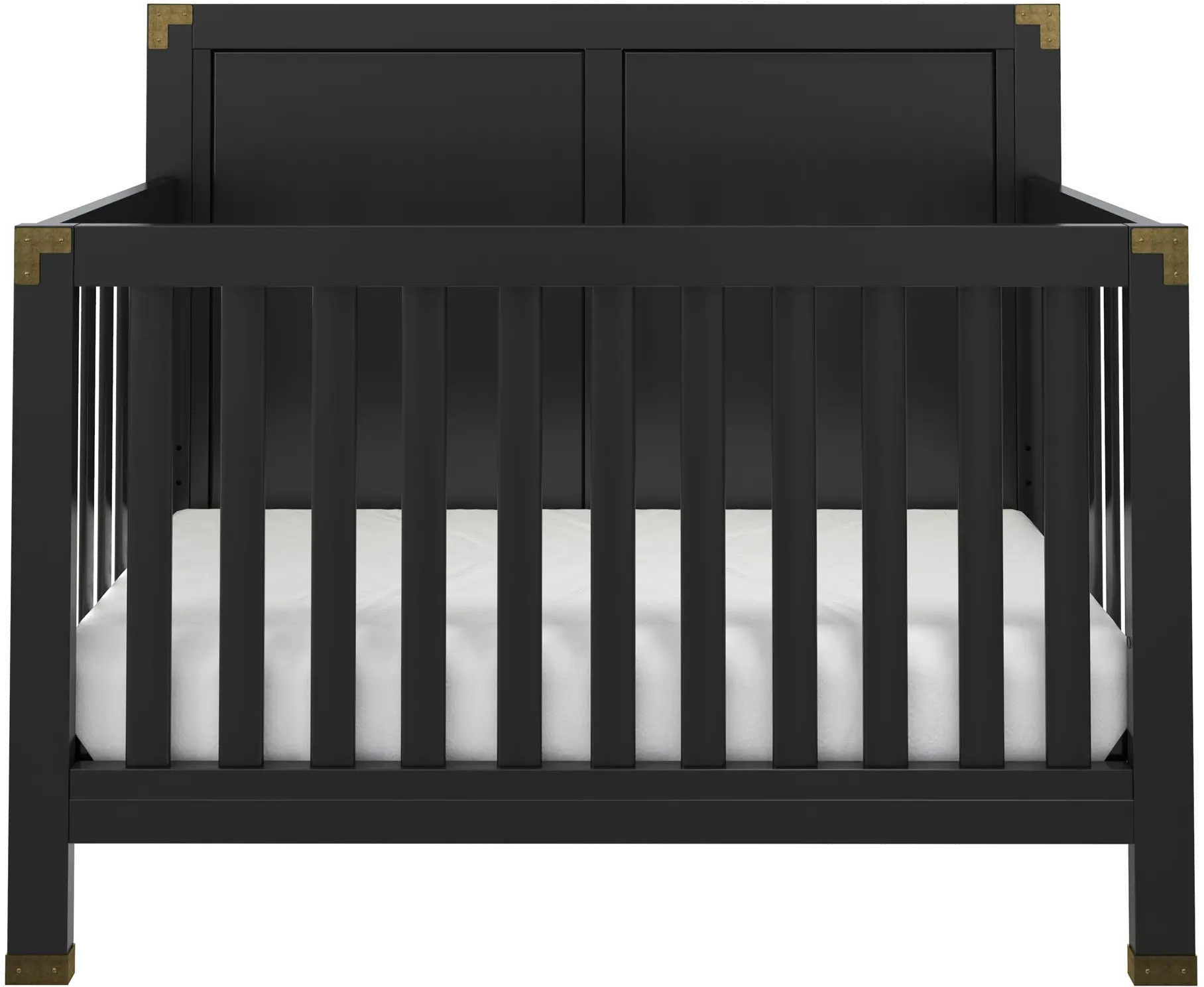Frances Baby Relax Black 5-in-1 Convertible Crib-1