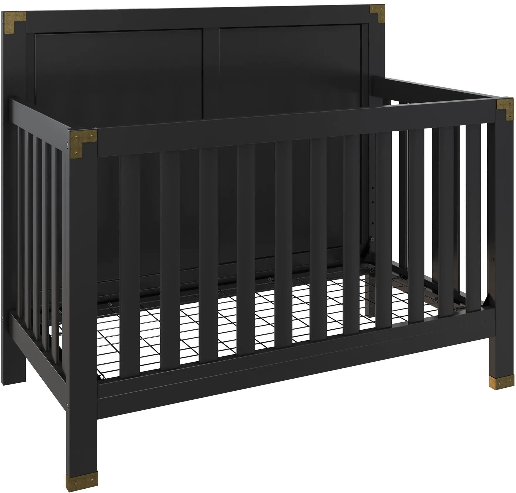 Frances Baby Relax Black 5-in-1 Convertible Crib-6