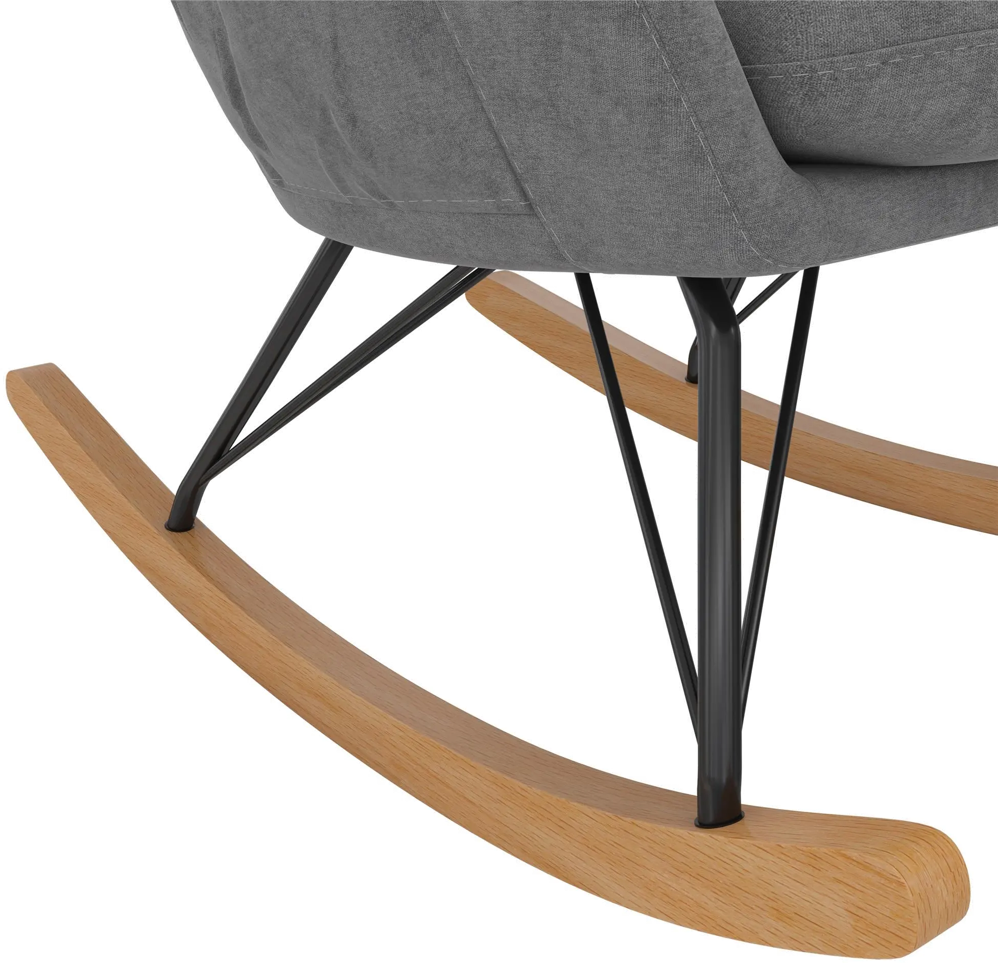 Margot Baby Relax Gray Rocker Chair-9