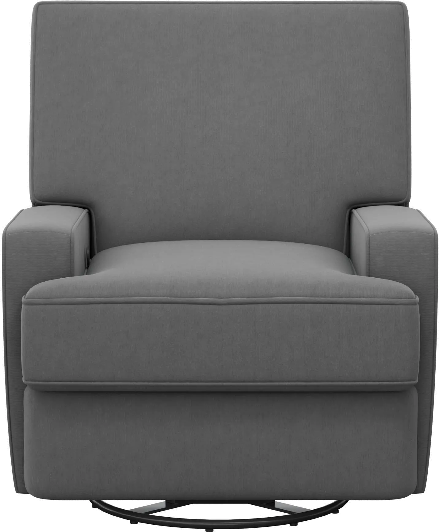 Rufus Baby Relax Dark Gray Swivel Glider Recliner Chair-1