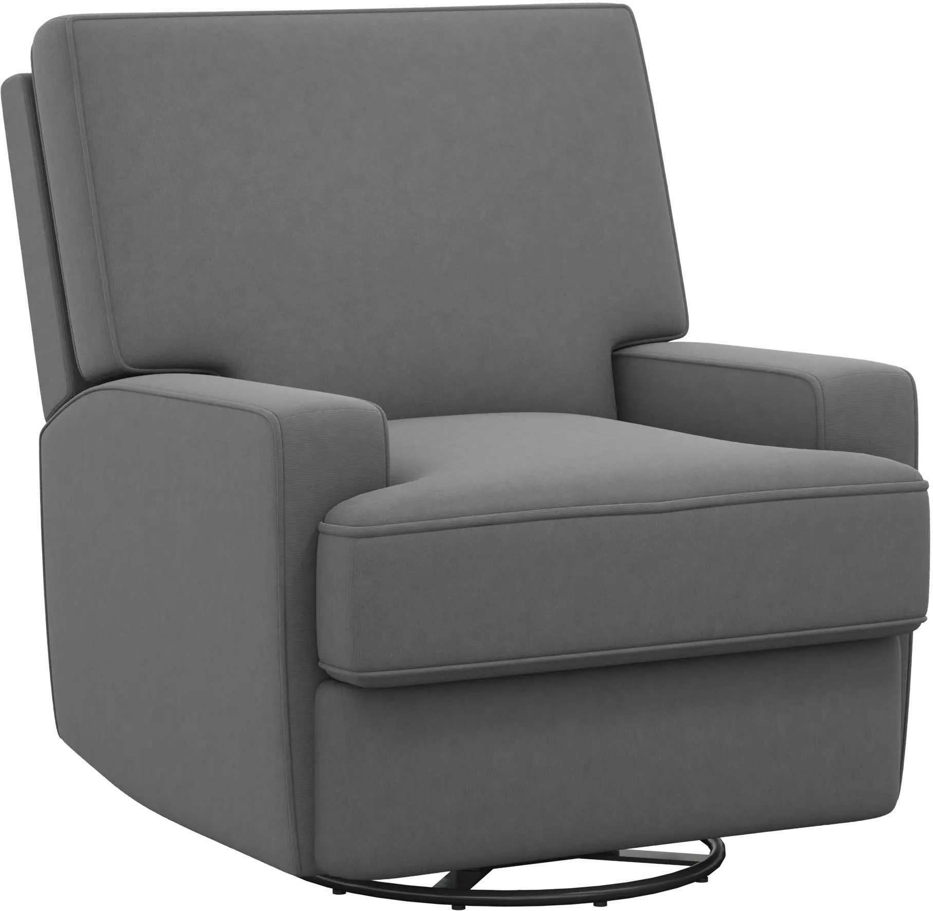 Rufus Baby Relax Dark Gray Swivel Glider Recliner Chair-4