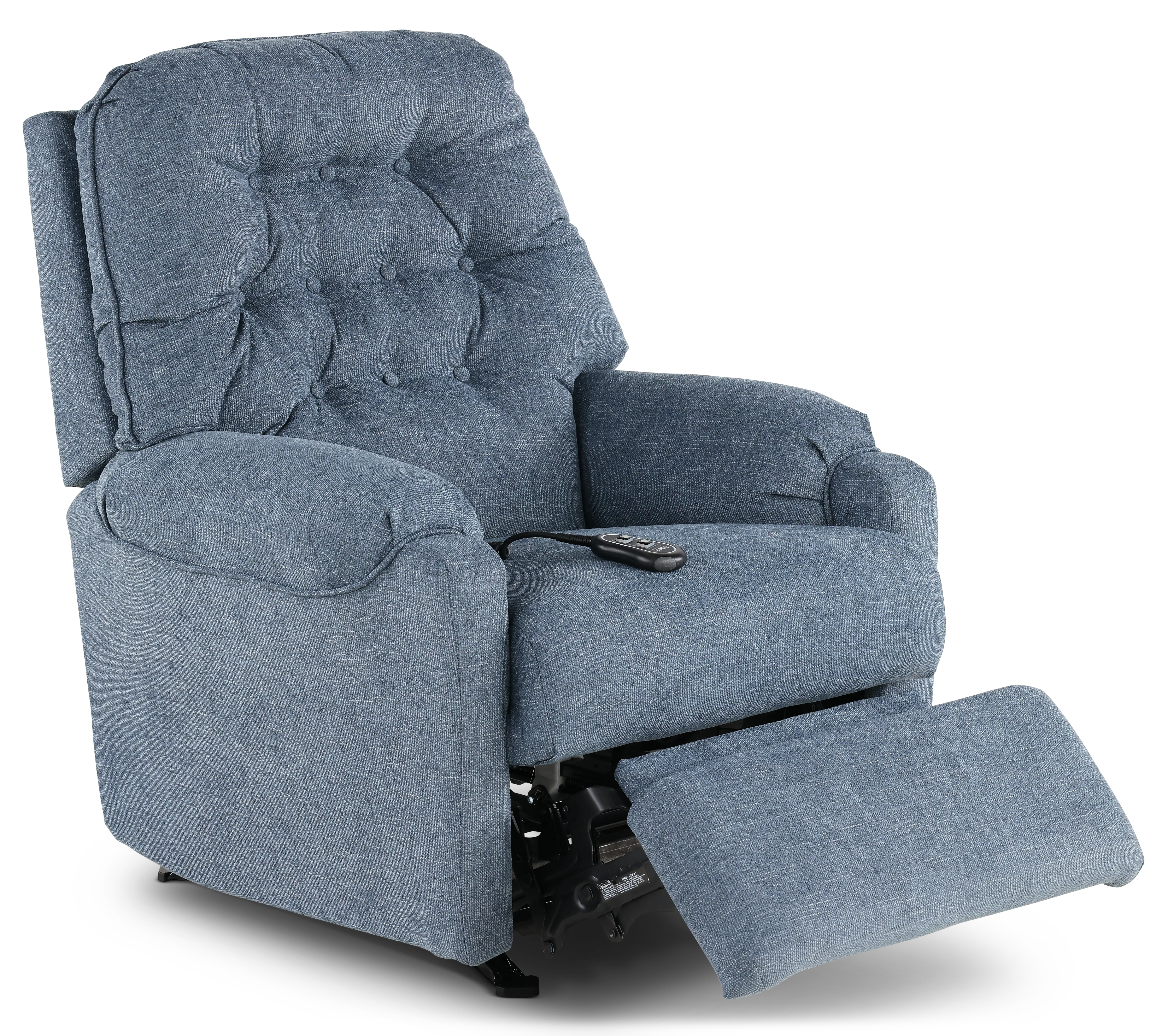 Sondra Atlantic Blue Power Recliner-4