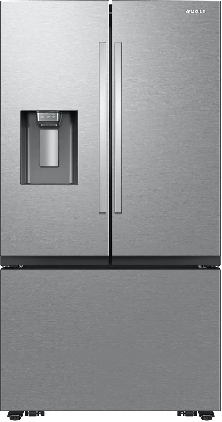 RF27CG5400SR Samsung 26 cu ft Mega Capacity French Door Refrigerator - Counter Depth Stainless Steel-3