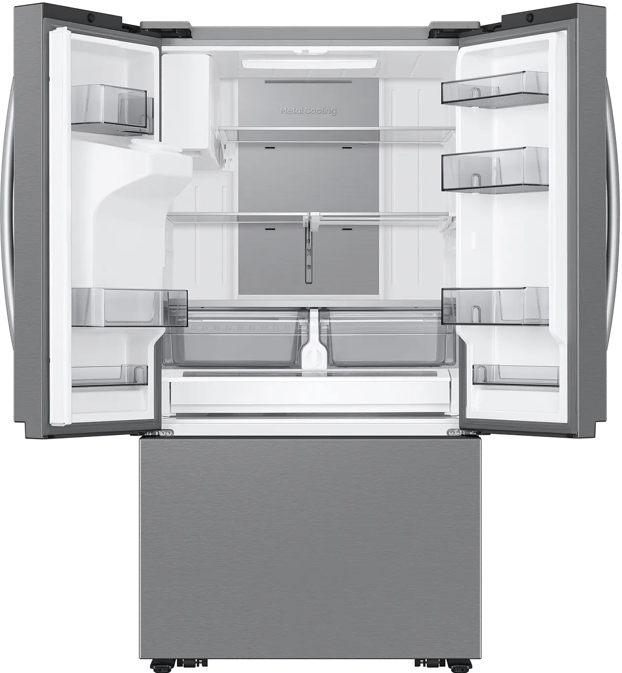 RF27CG5400SR Samsung 26 cu ft Mega Capacity French Door Refrigerator - Counter Depth Stainless Steel-6