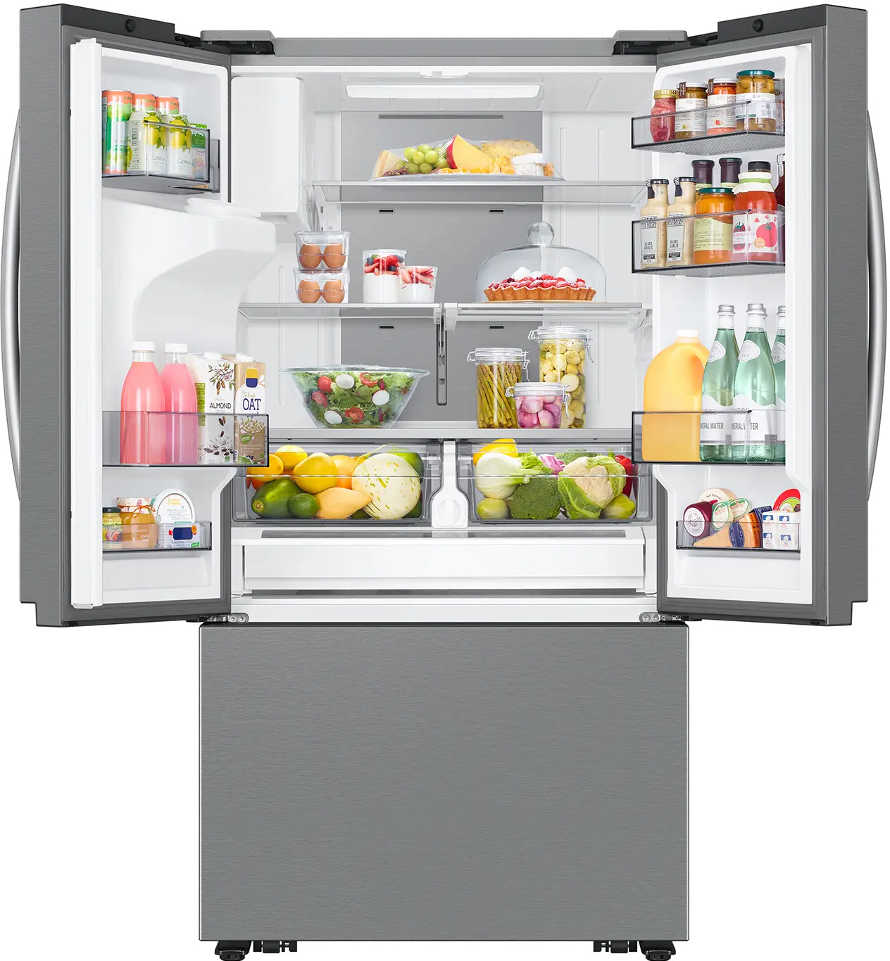 RF27CG5400SR Samsung 26 cu ft Mega Capacity French Door Refrigerator - Counter Depth Stainless Steel-7