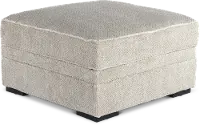 Calnita Sisal Beige Storage Ottoman