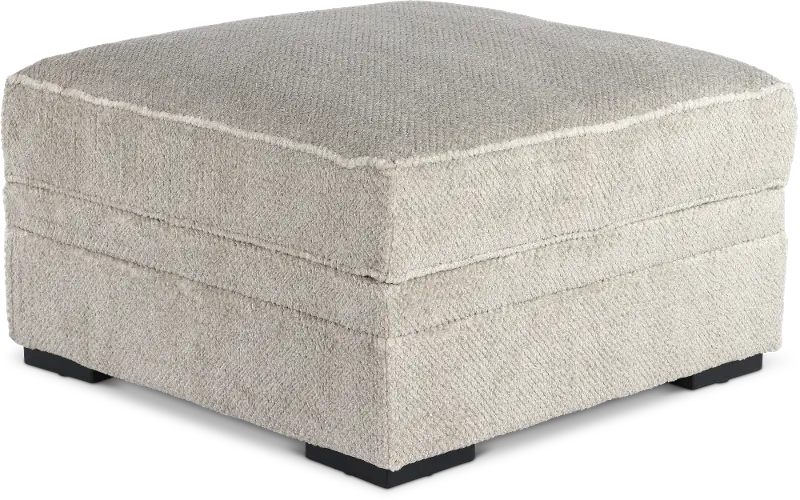 Calnita Sisal Beige Storage Ottoman