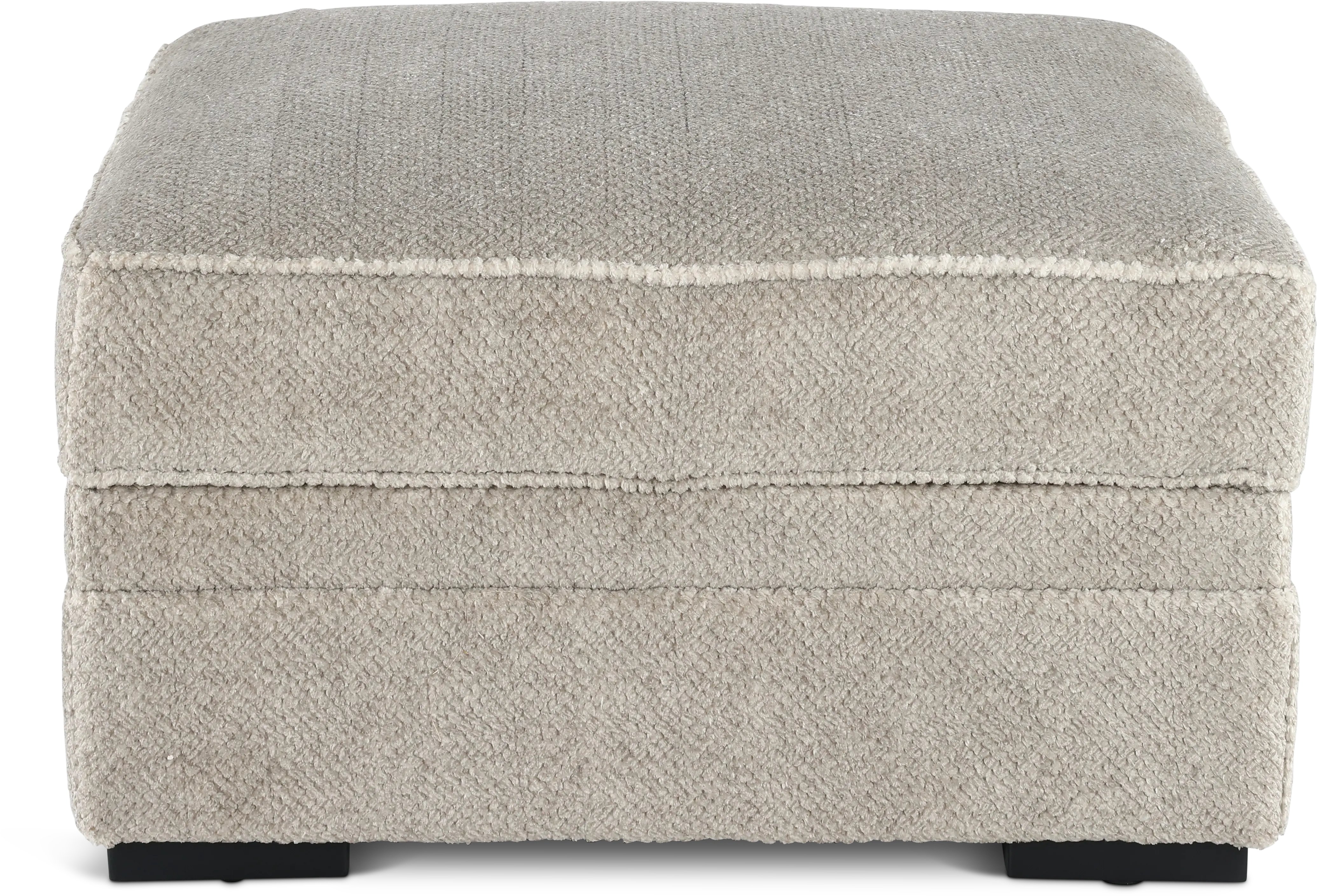 Calnita Sisal Beige Storage Ottoman-2