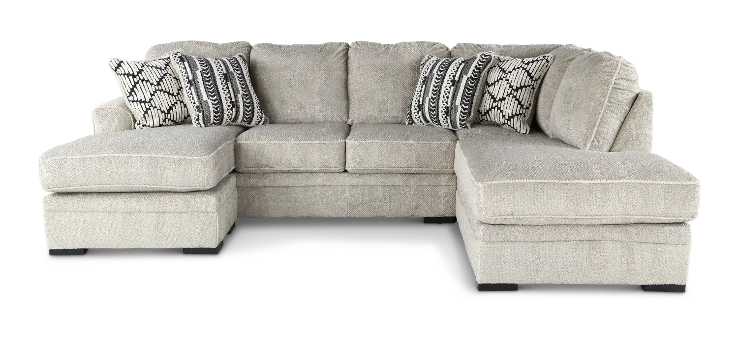 Calnita Sisal Beige 2 Piece Sectional-1
