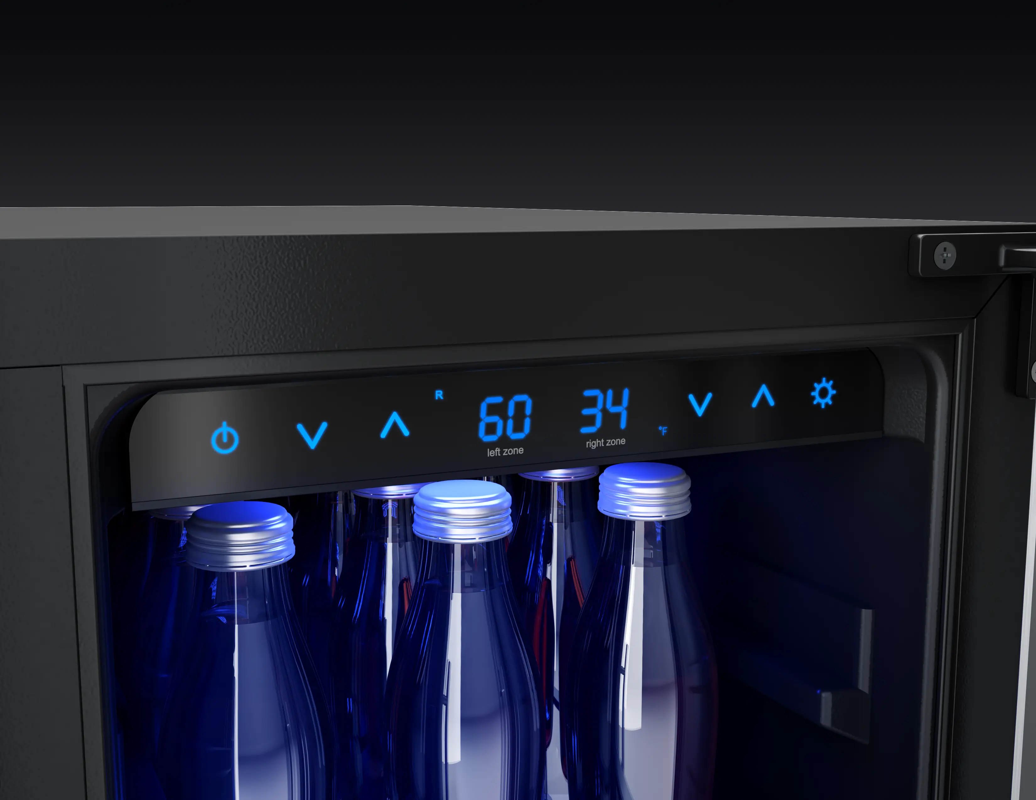 PRWB24C32CG Zephyr Presrv™ French Door Dual Zone Wine & Beverage Cooler-5