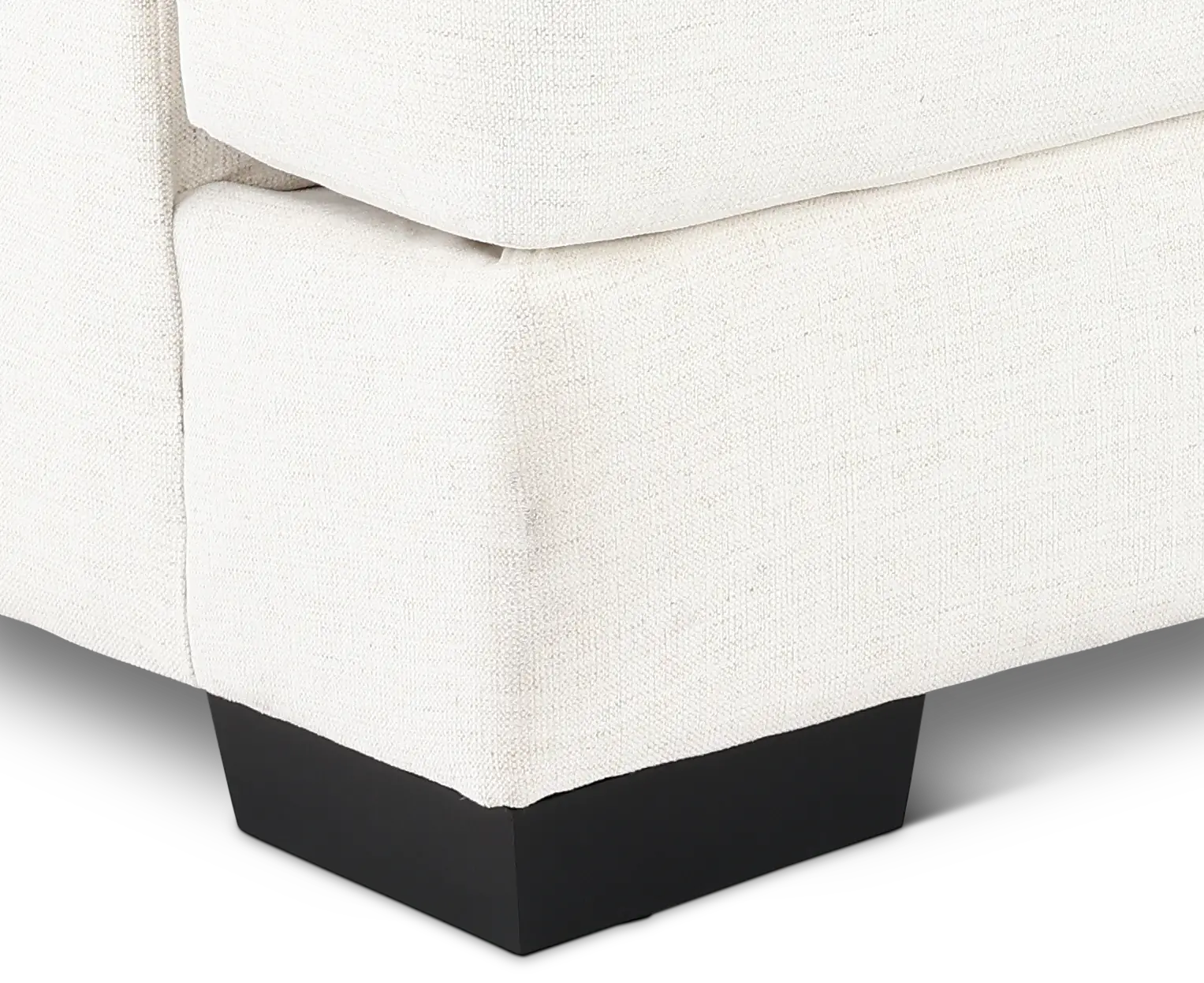 5PC HANSEL LAF/ALX2/C/RAF SNOW Hansel White 5 Piece Sectional with Crypton Home Fabric-6